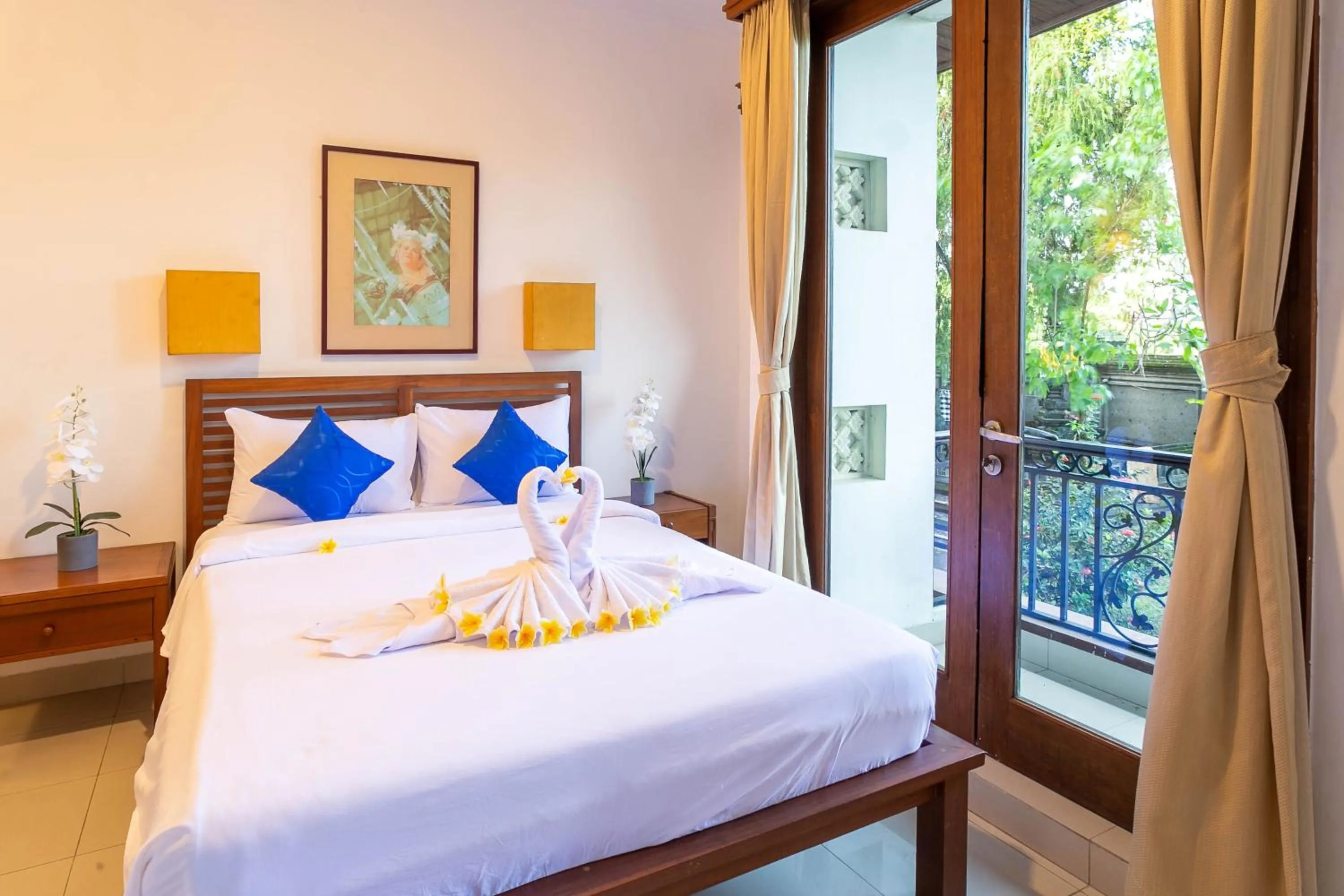 Bed in Starloka Saba Bali Hotel