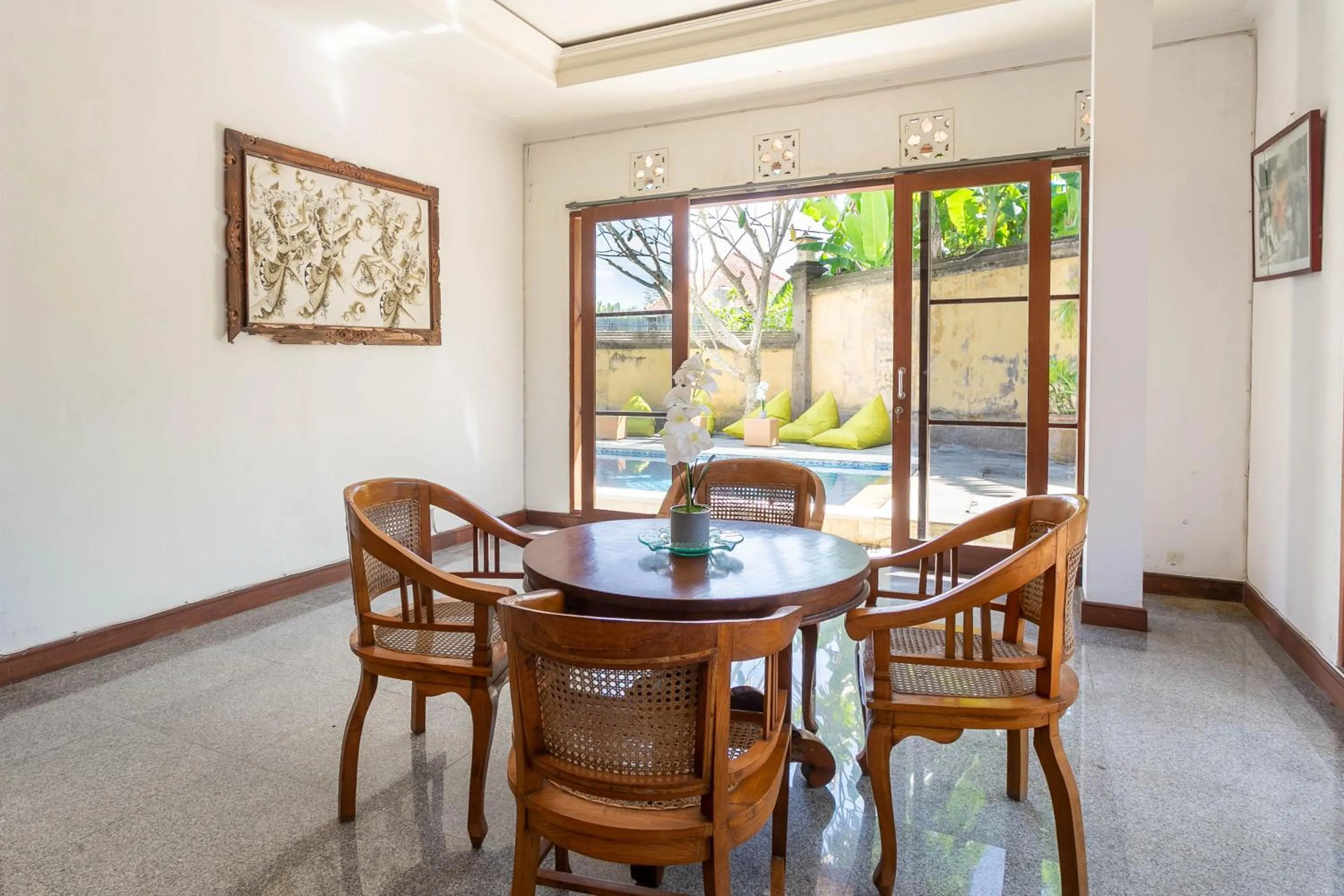 Seating area in Starloka Saba Bali Hotel