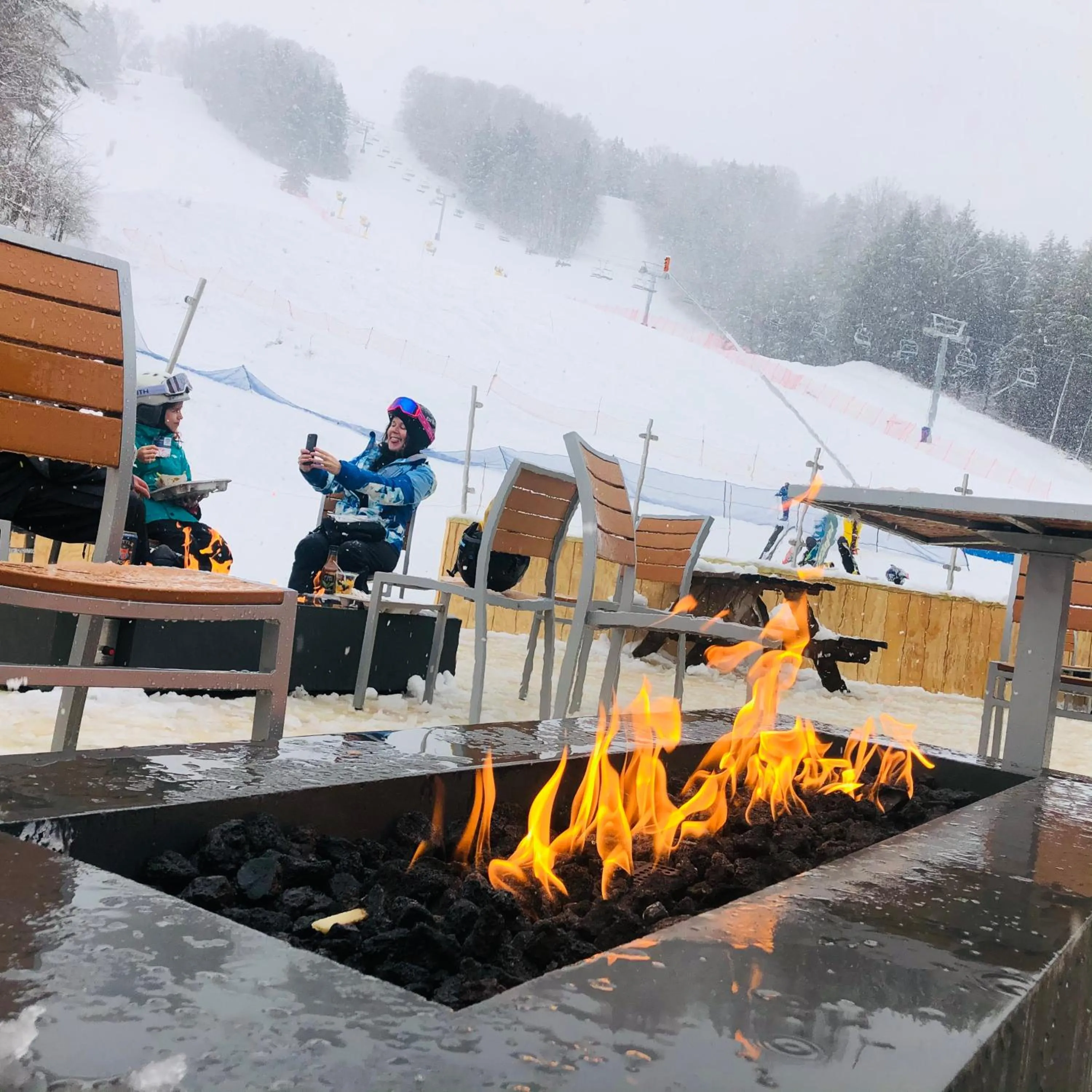 Skiing in The Village Inn of Woodstock