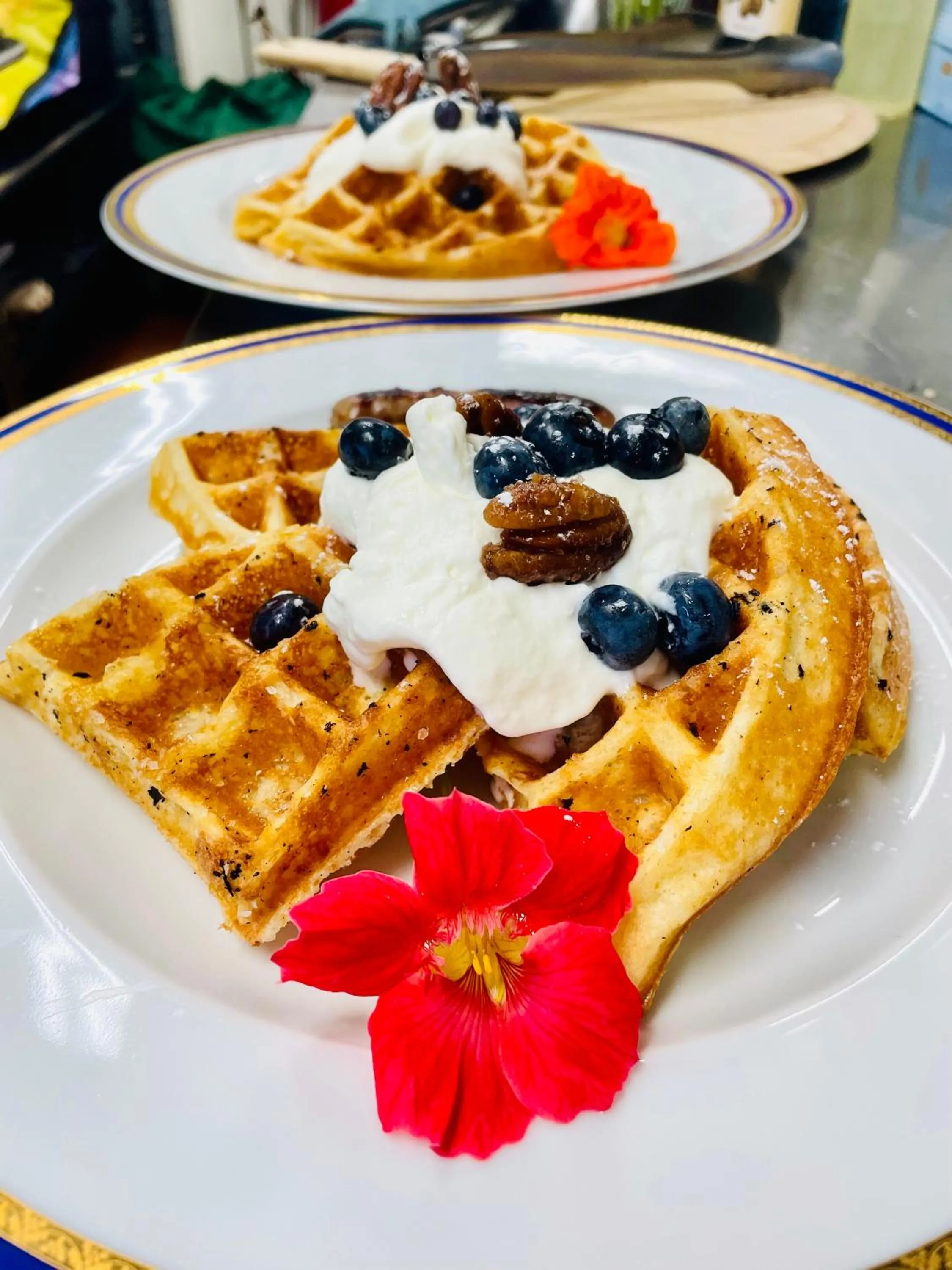 Breakfast in The Village Inn of Woodstock