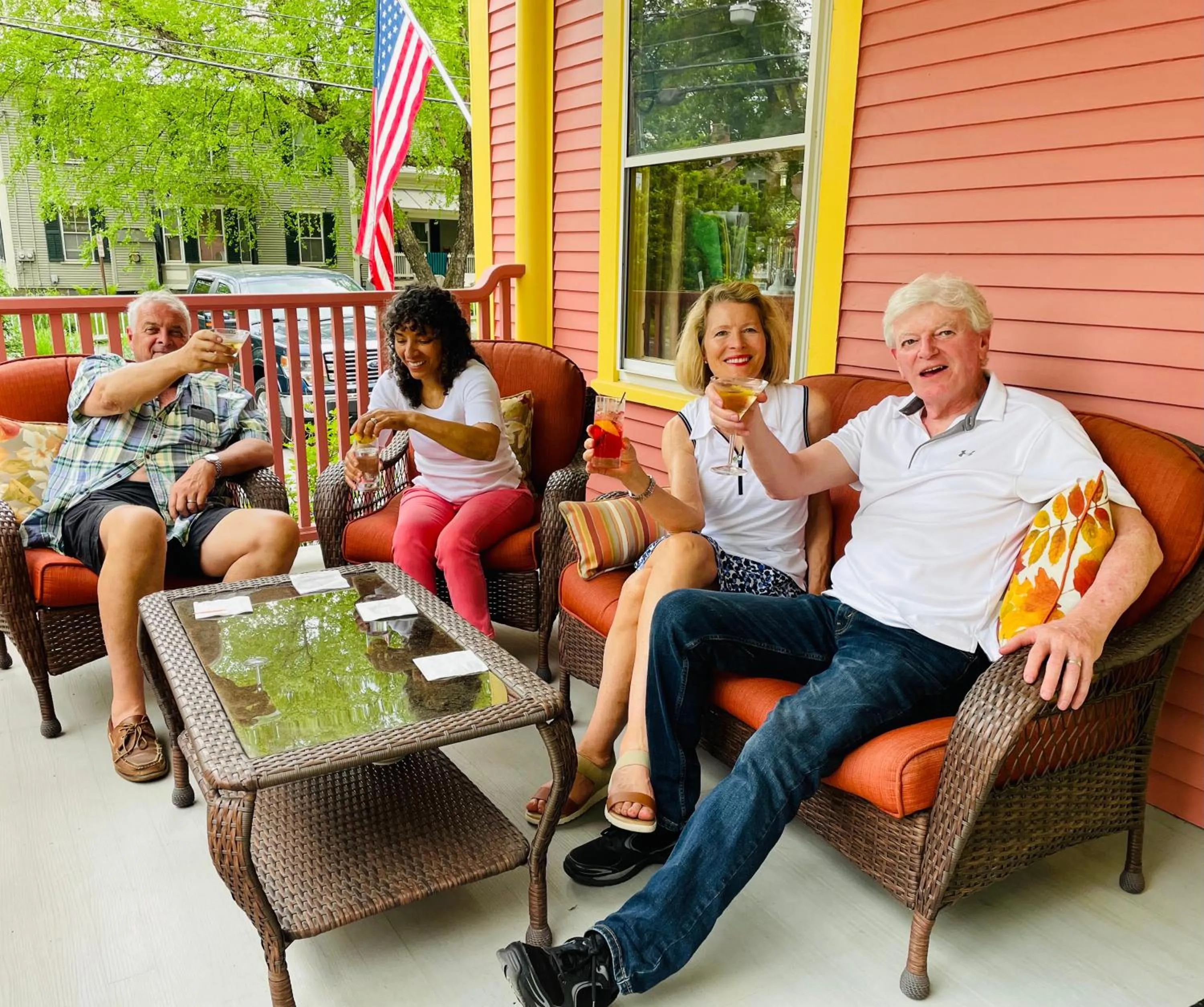 Patio in The Village Inn of Woodstock