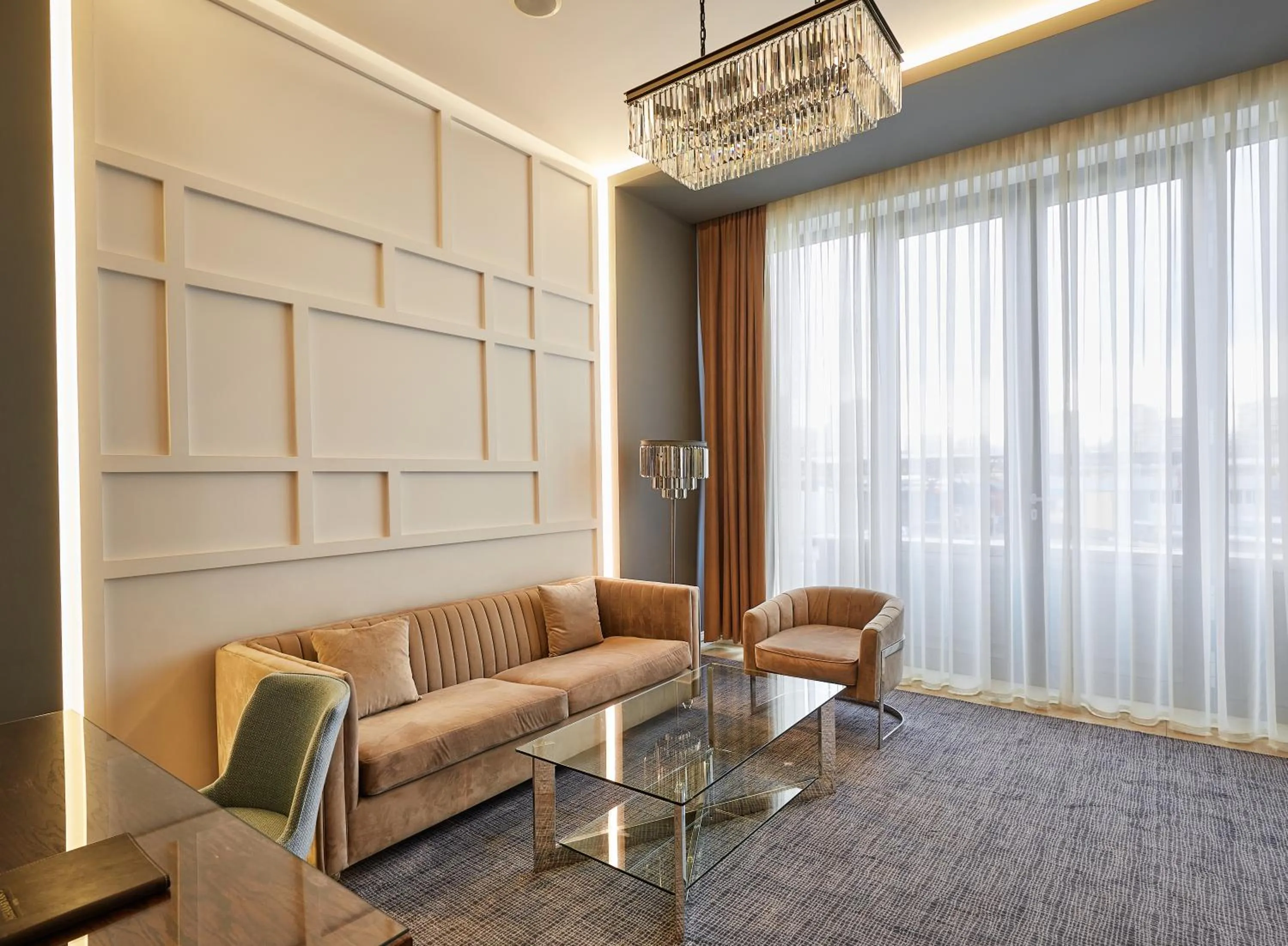 Living room in Aghababyan's Hotel