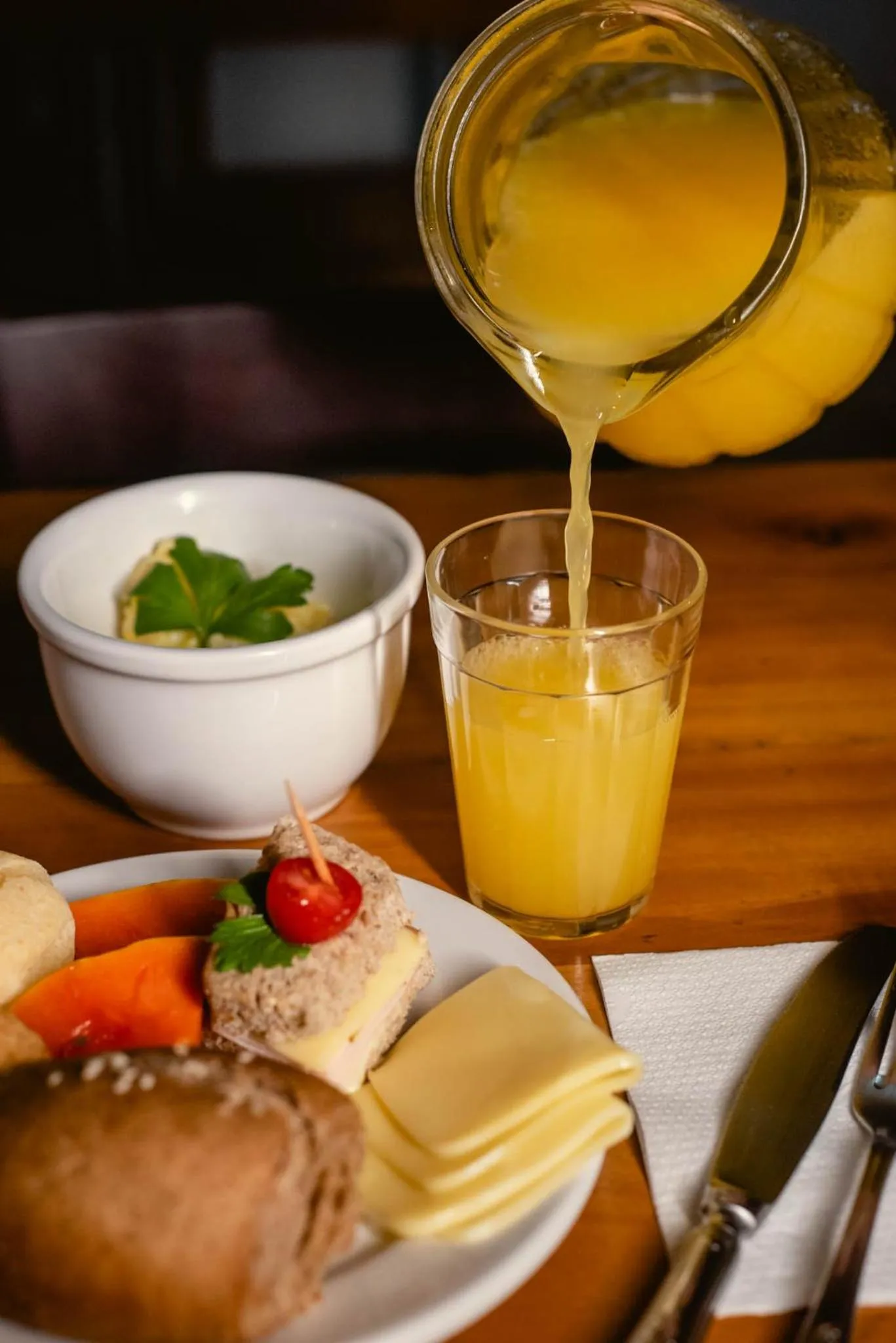 Food and drinks in Pousada Cacau