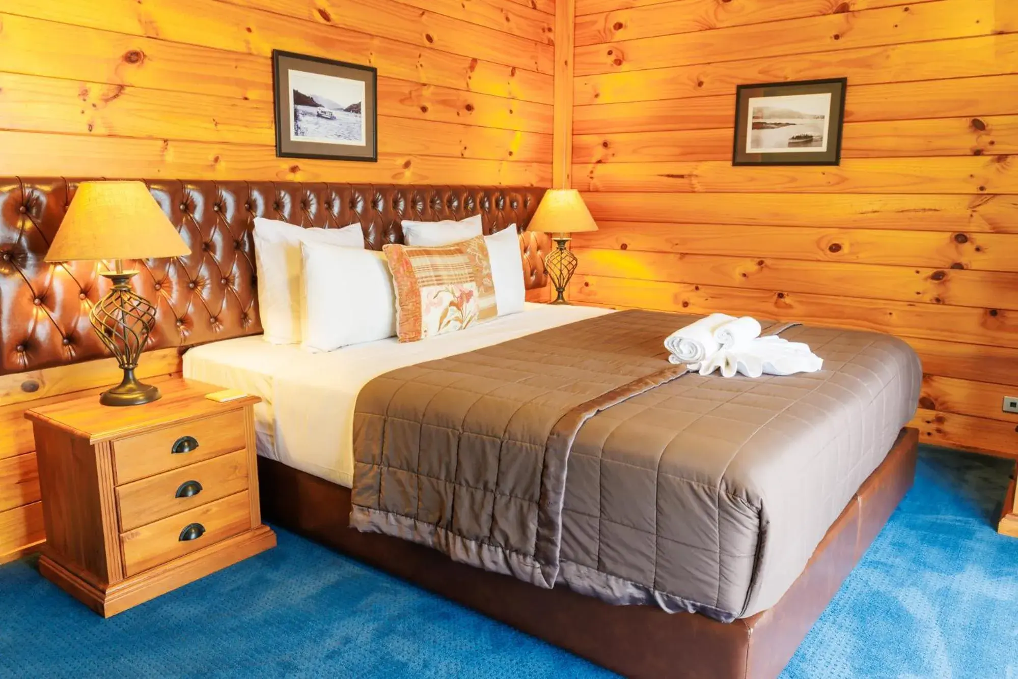 Bed in Koura Lodge Bed in Koura Lodge