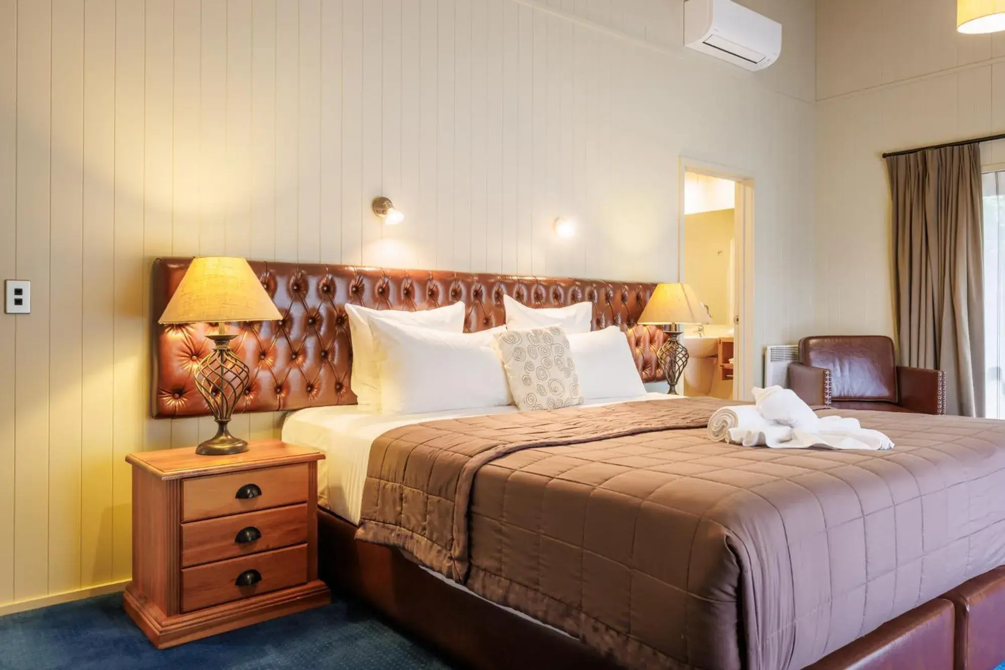 Bed in Koura Lodge Bed in Koura Lodge