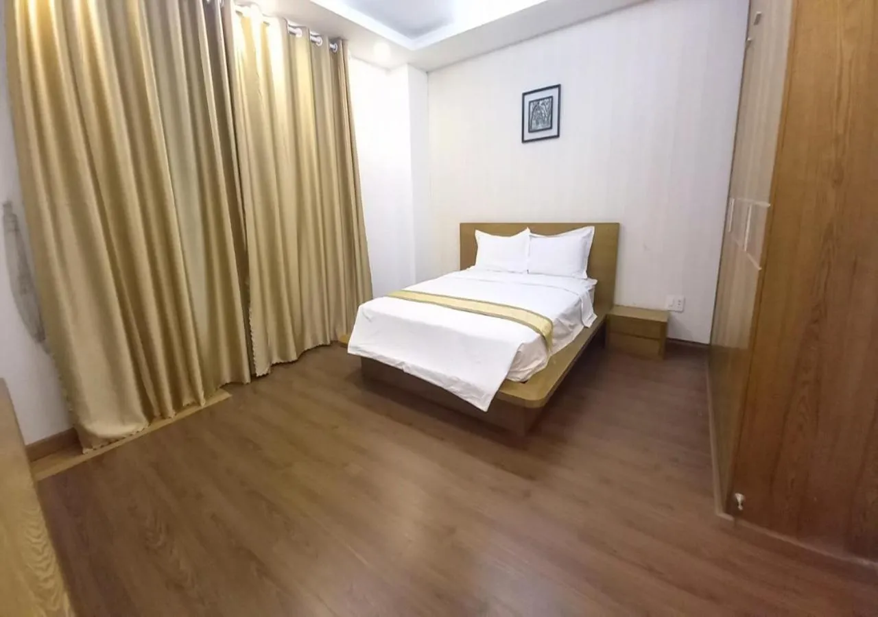 Bed in Khai Hoan Apartment Hotel