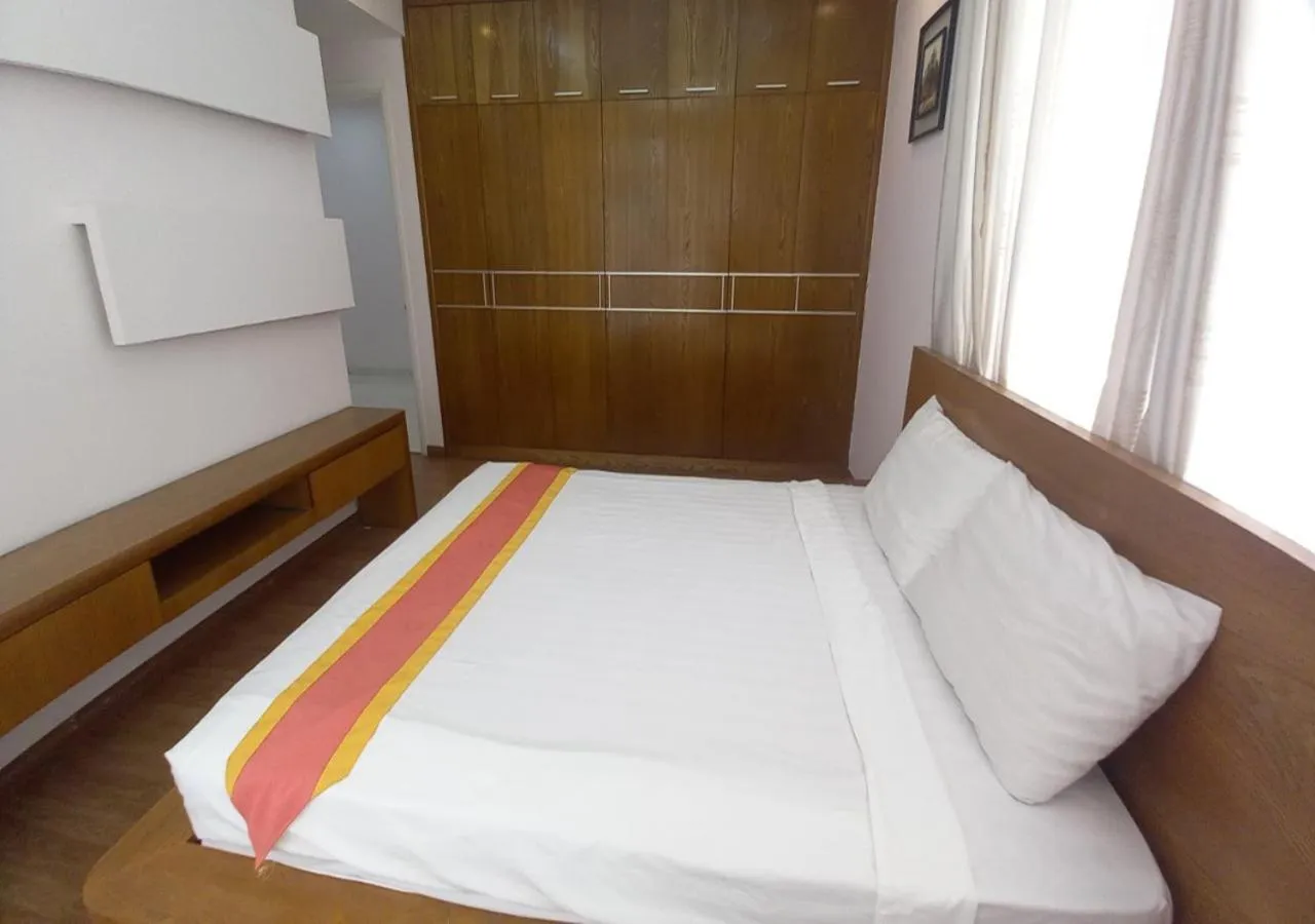 Bed in Khai Hoan Apartment Hotel