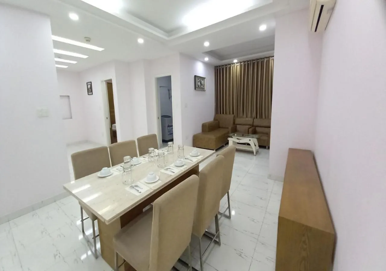 Living room in Khai Hoan Apartment Hotel