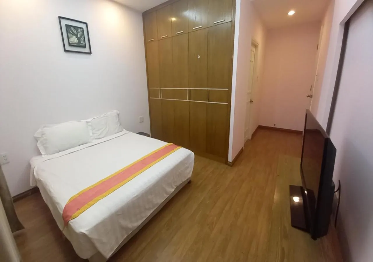 Bed in Khai Hoan Apartment Hotel