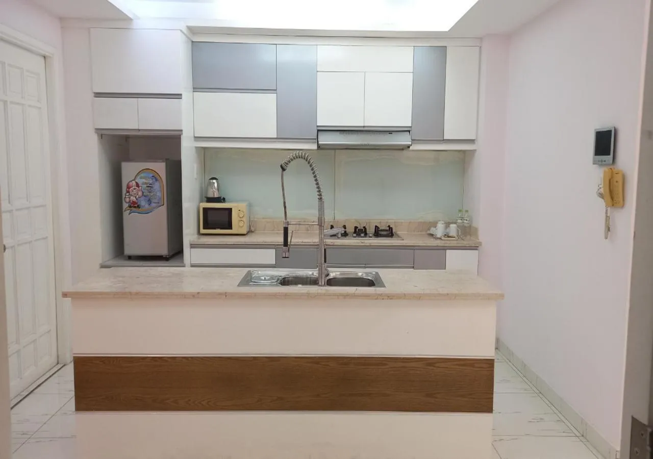 Kitchen or kitchenette in Khai Hoan Apartment Hotel