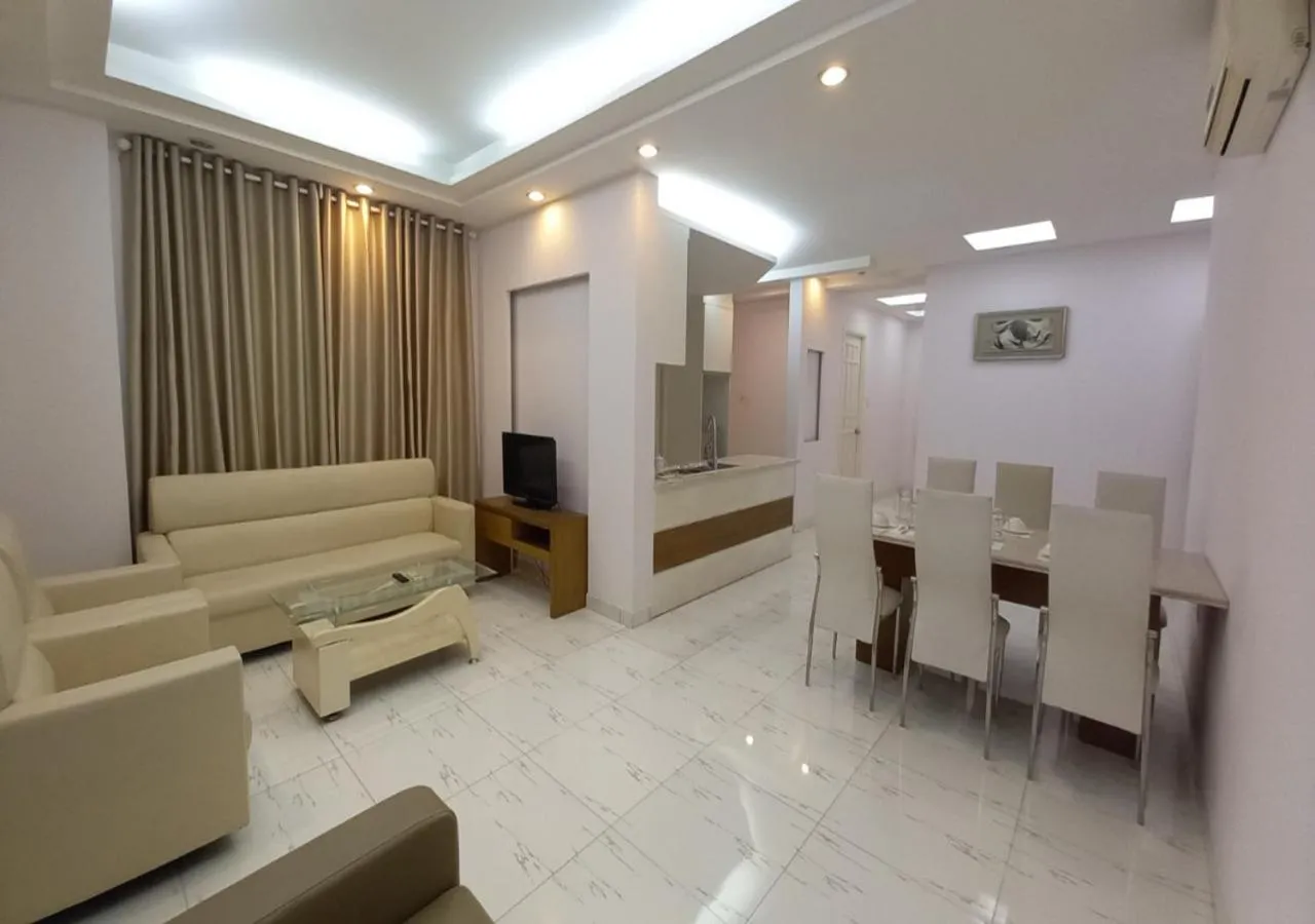 Living room in Khai Hoan Apartment Hotel