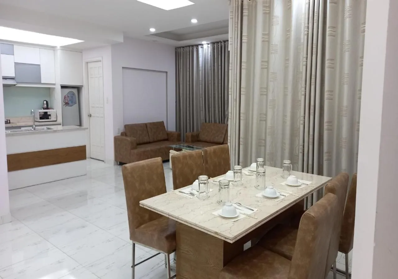 Living room in Khai Hoan Apartment Hotel