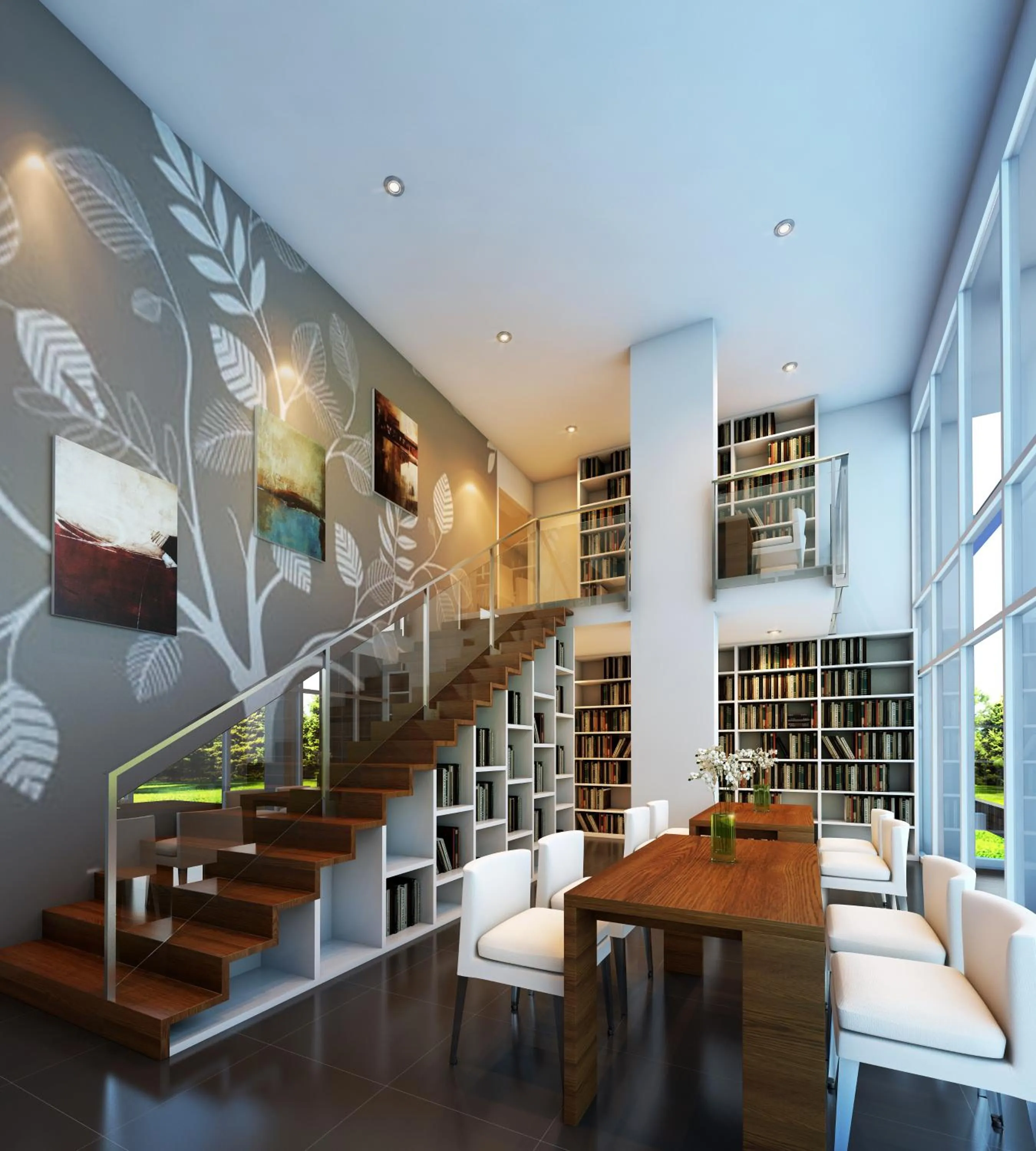 Library in The September Salaya