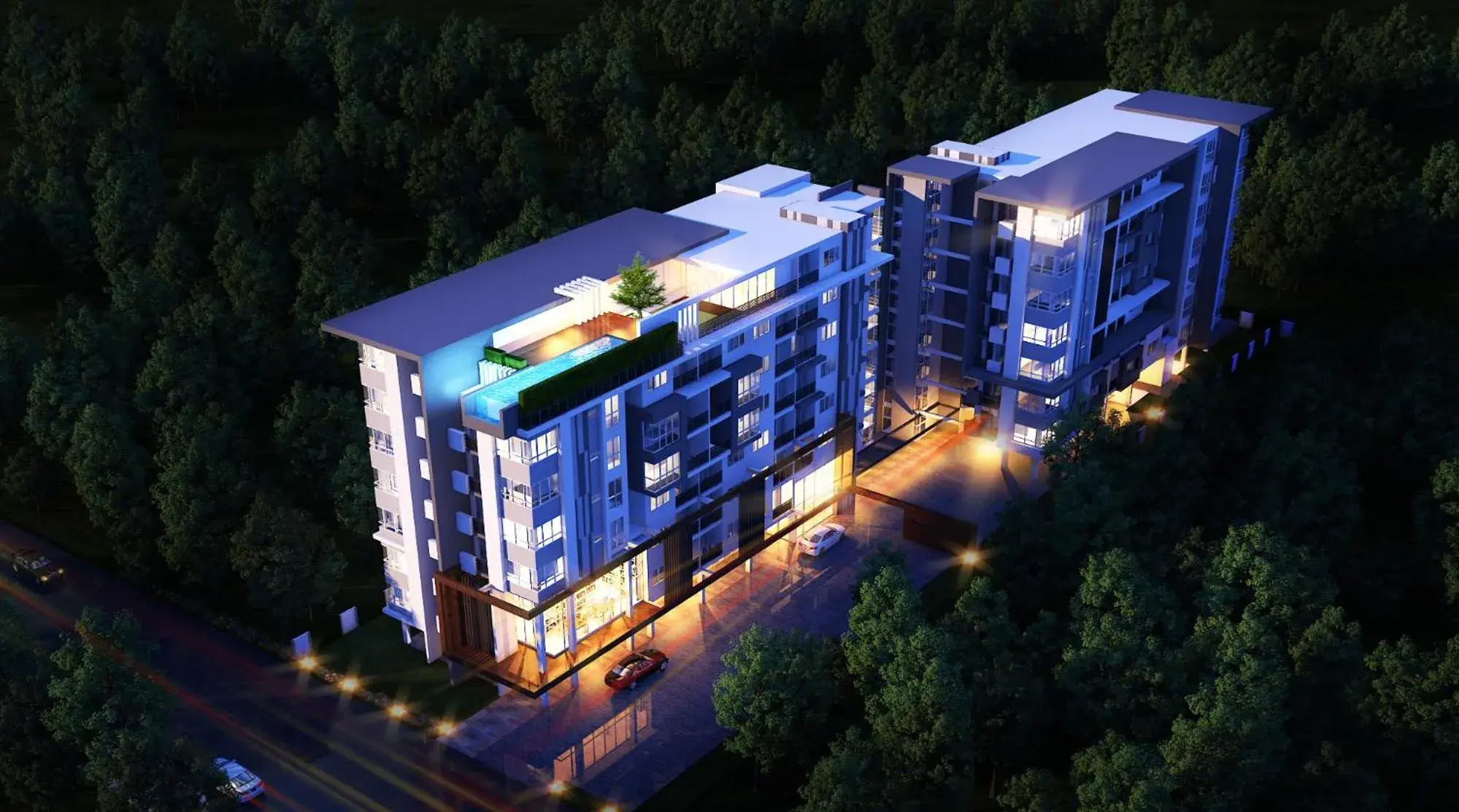 Bird's eye view in The September Salaya Bird's eye view in The September Salaya