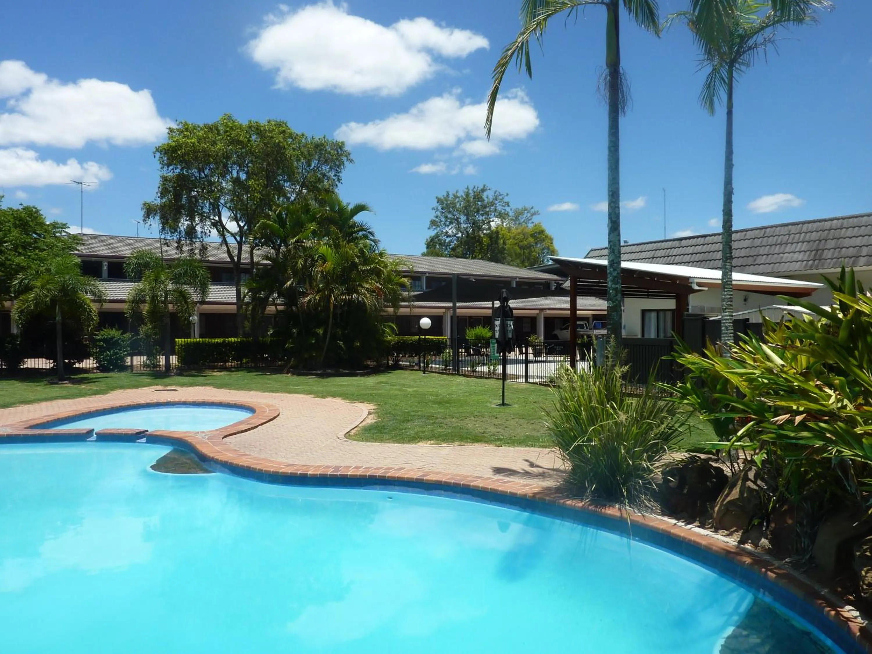 Pool view in Country Motel Ipswich