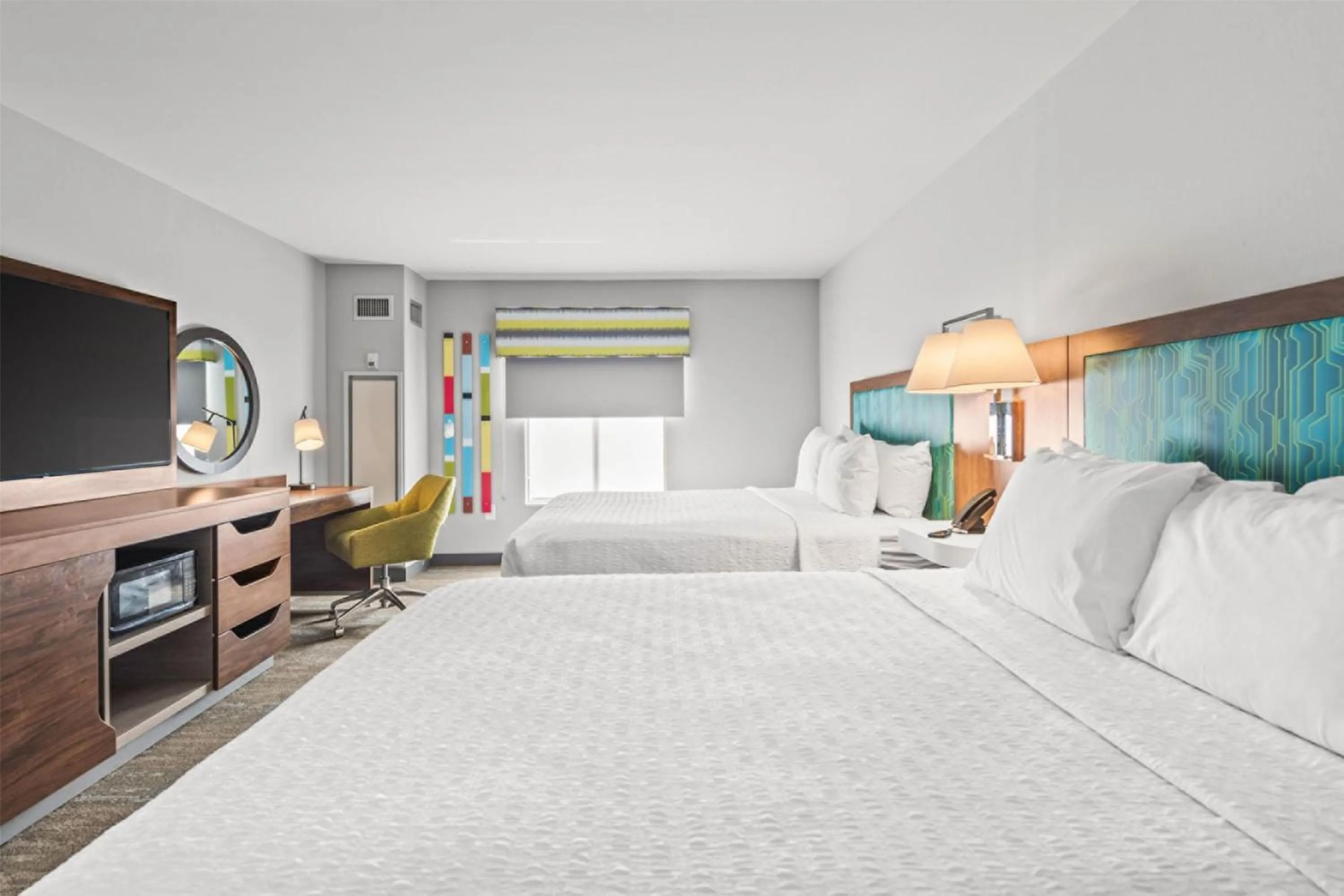 Bedroom, Bed in Hampton Inn Columbus-North