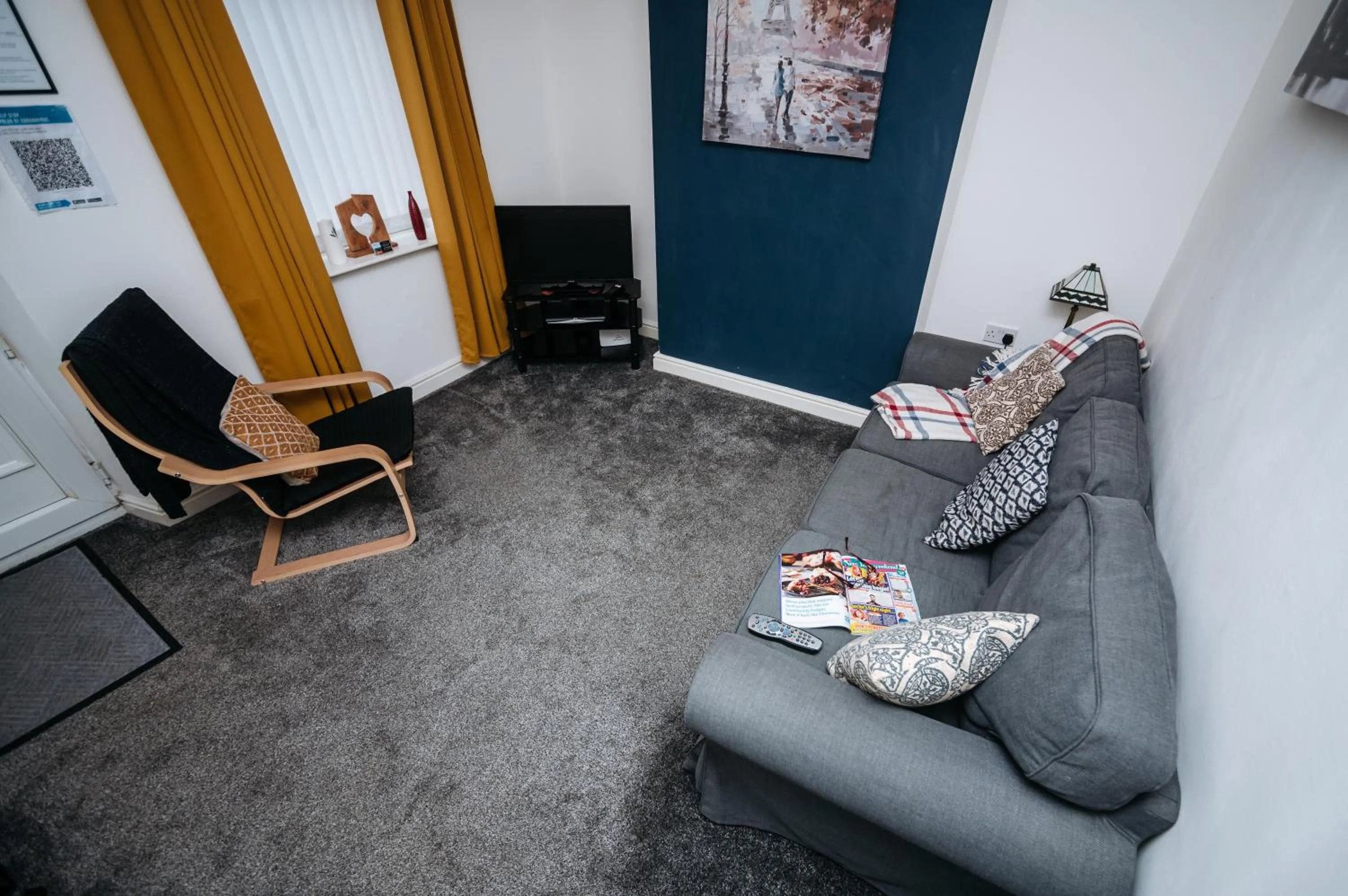 Living room in Woodhouse Lodge