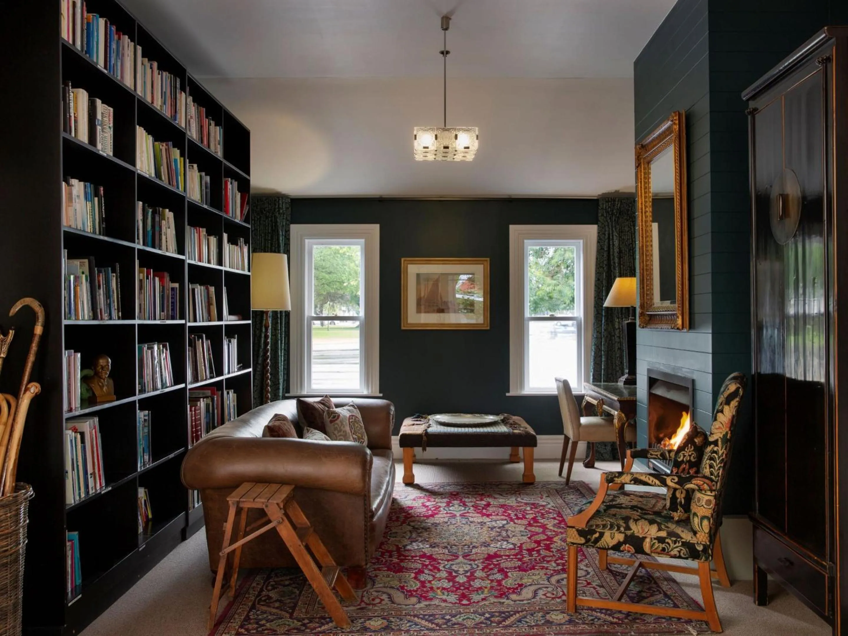 Library in The Martinborough Hotel