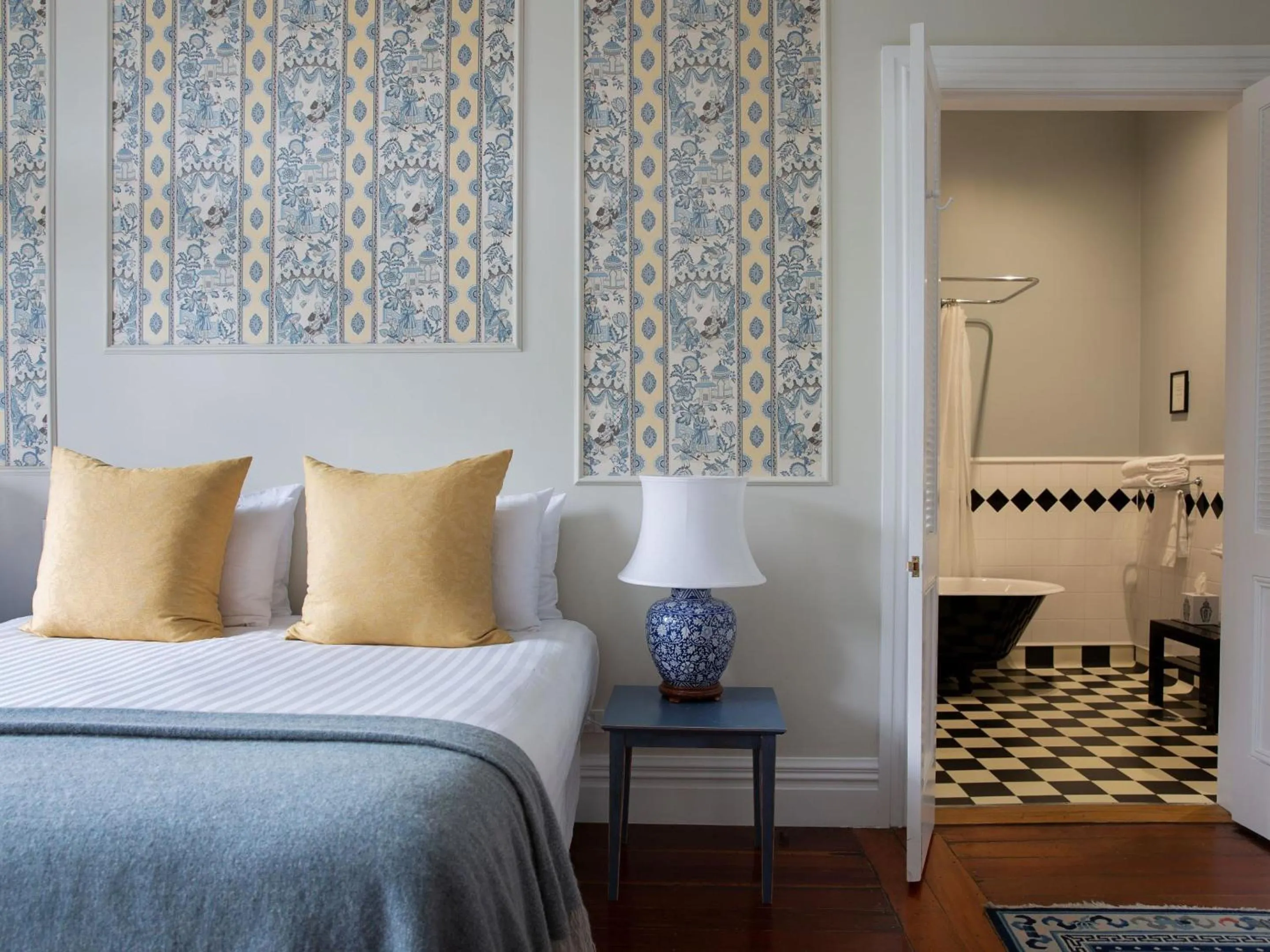 Photo of the whole room, Bed in The Martinborough Hotel