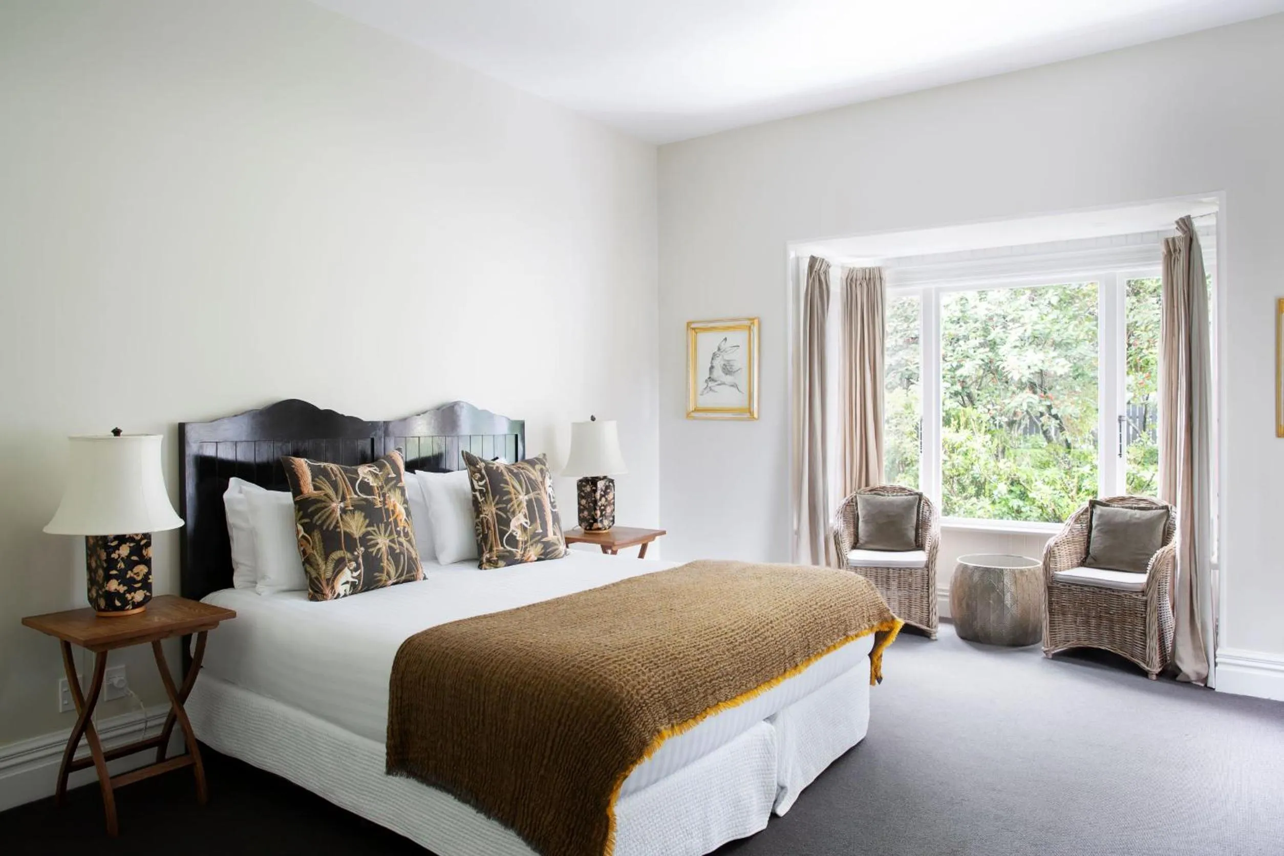 Bed in The Martinborough Hotel