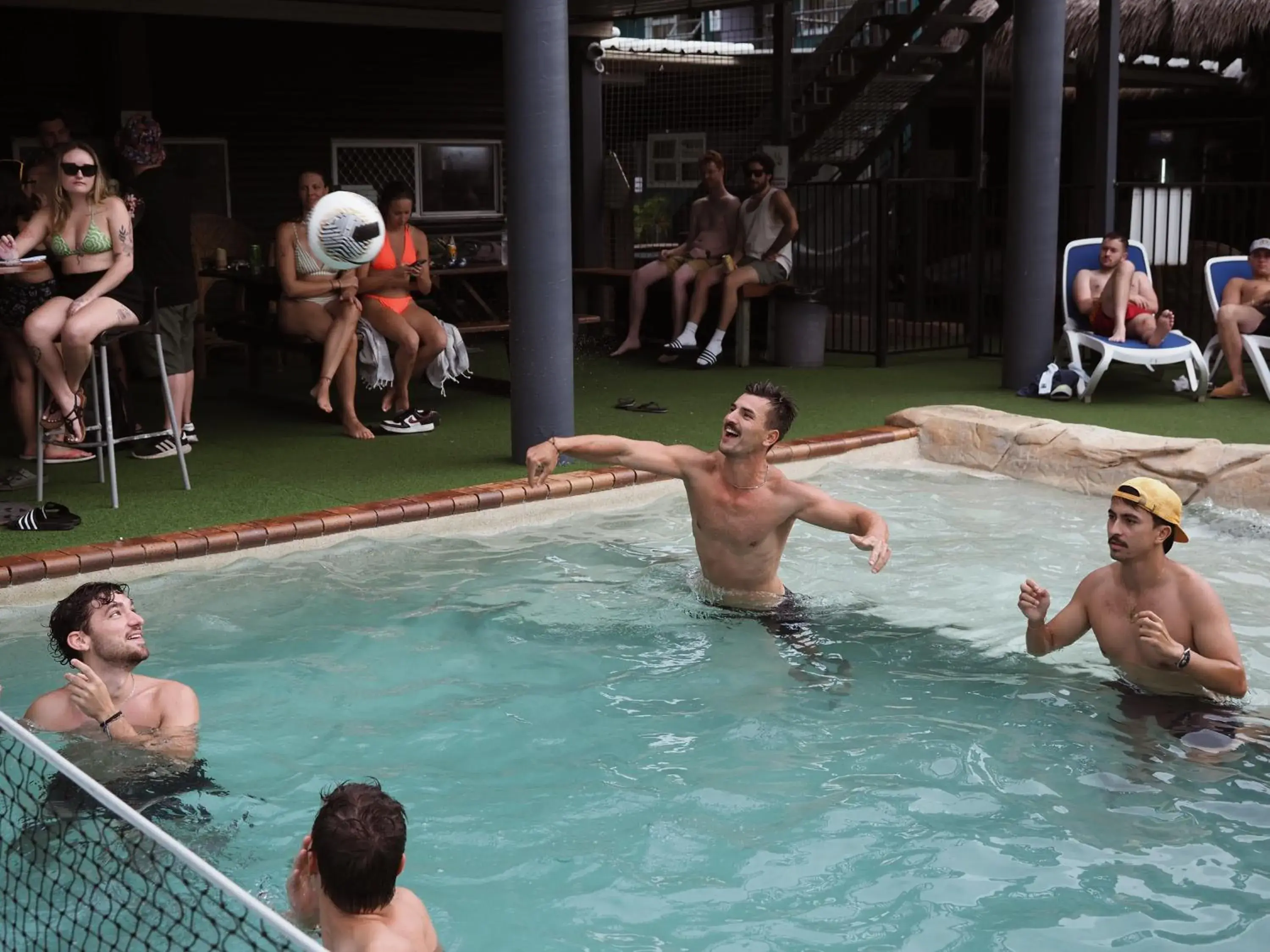 Pool view in Backpackers In Paradise 18-35 Hostel Pool view in Backpackers In Paradise 18-35 Hostel