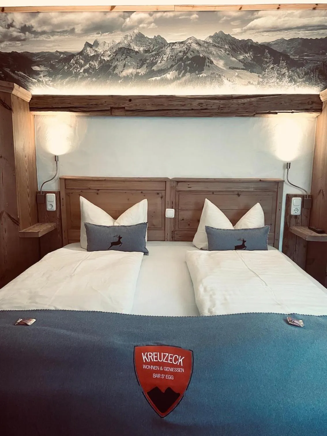 Bed in Pension Kreuzeck - Dein Glücksplatz am Lech