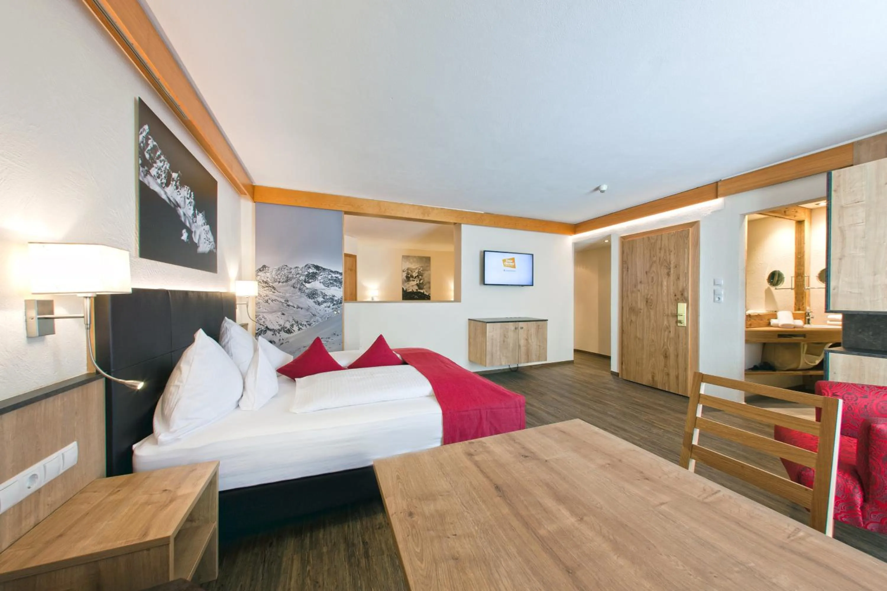 Bed in Hotel Truyenhof