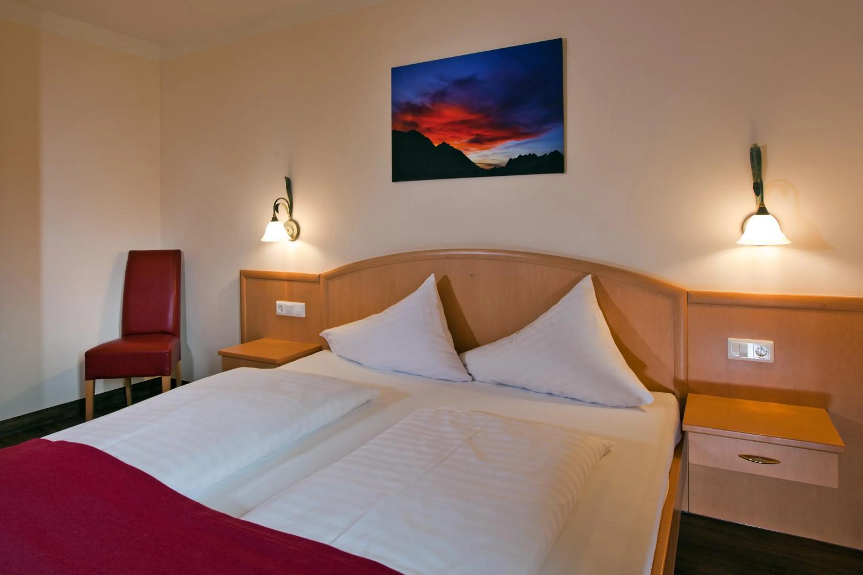 Bed in Hotel Truyenhof