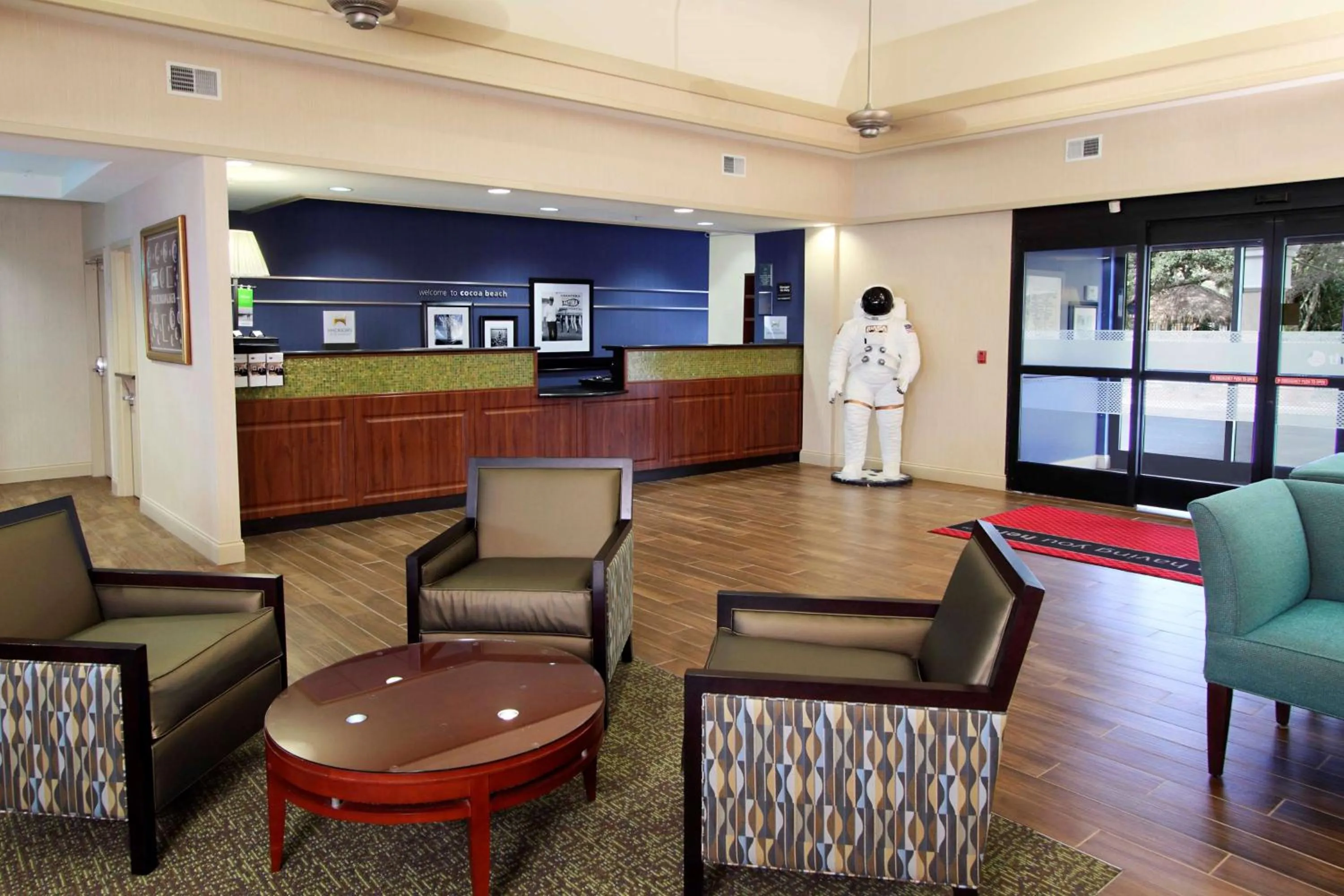 Lobby or reception in Hampton Inn Cocoa Beach