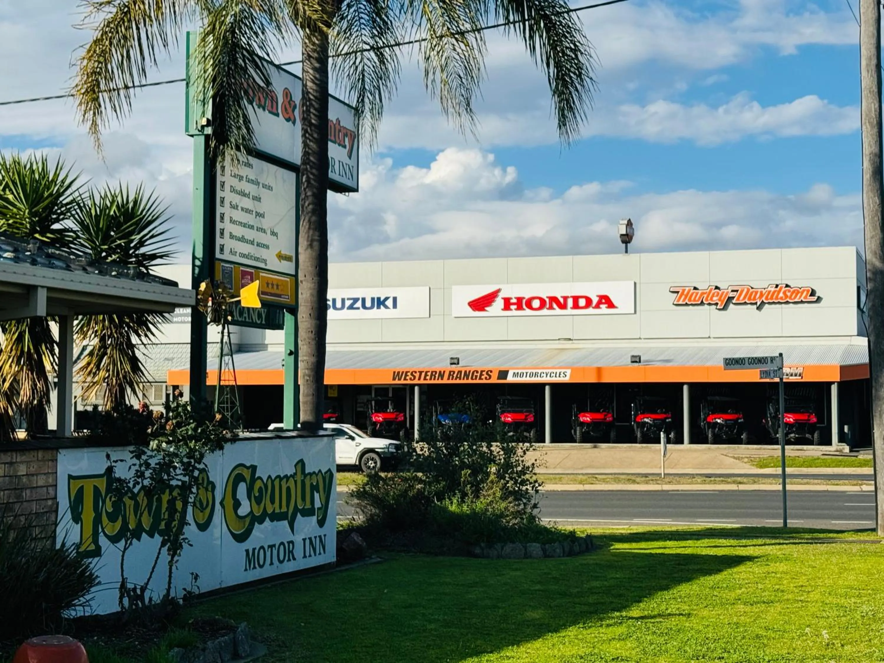 Property building in Town and Country Motor Inn