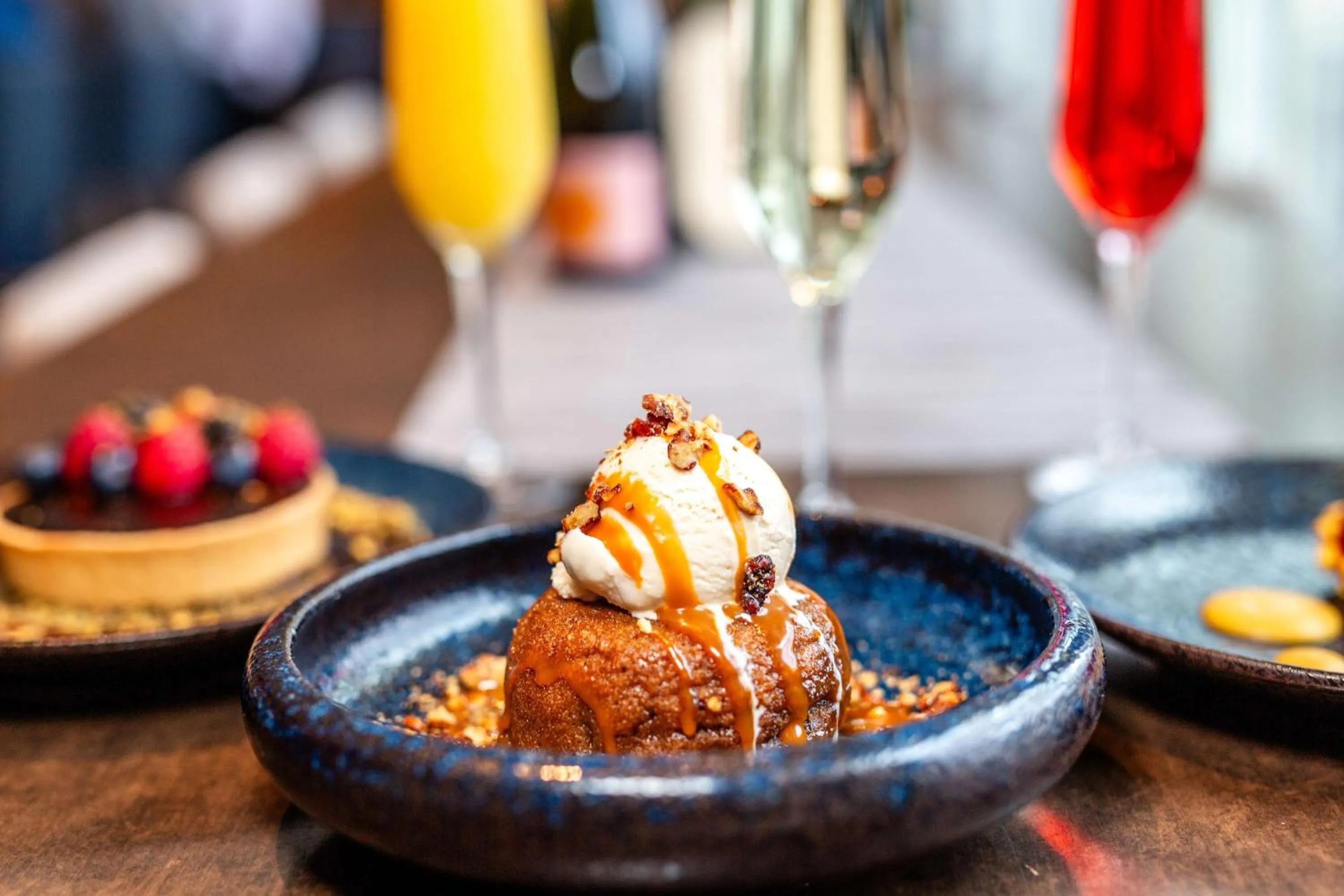 Dining area in Hilton Columbus/Polaris