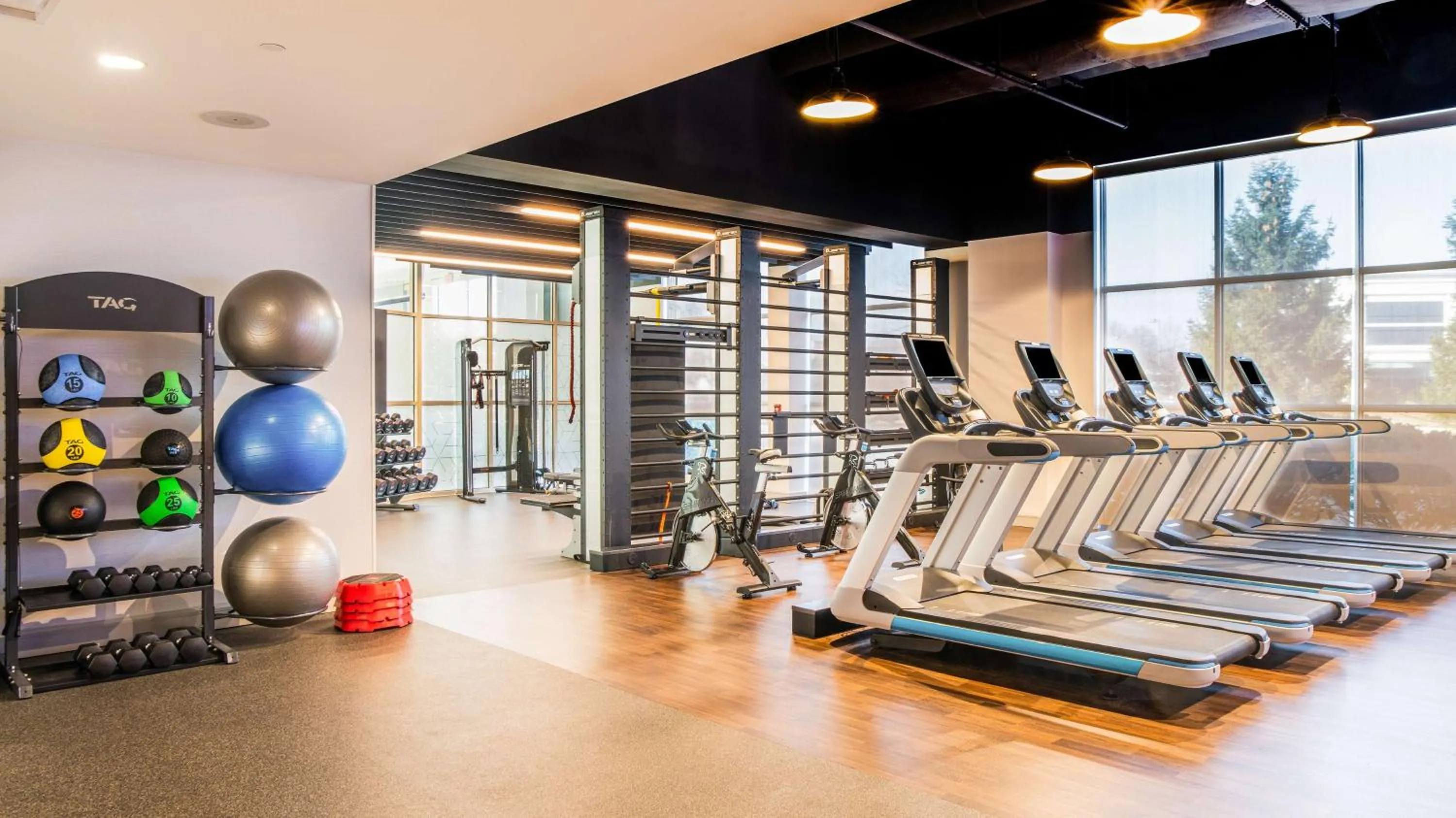 Fitness centre/facilities in Hilton Columbus/Polaris