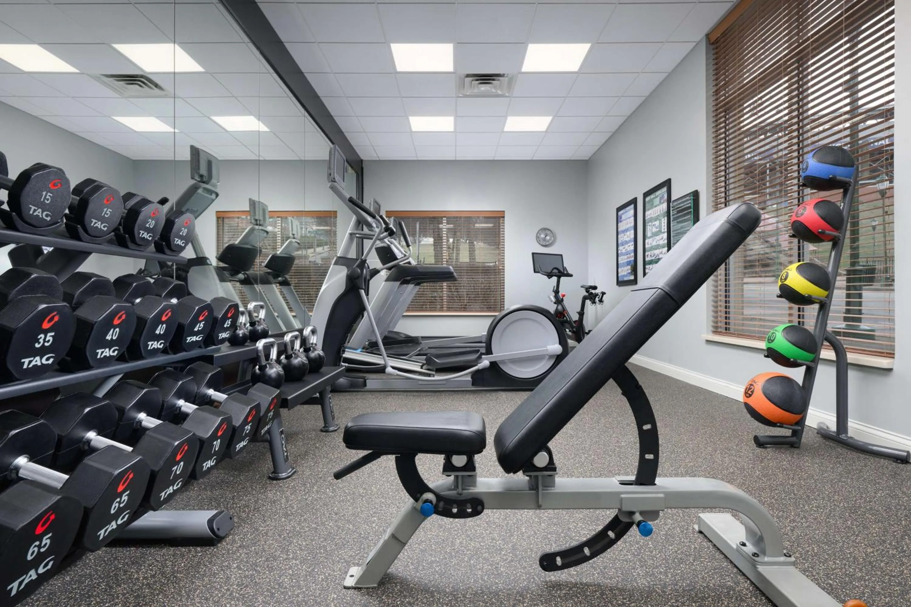 Fitness centre/facilities in Hilton Garden Inn Chattanooga Downtown