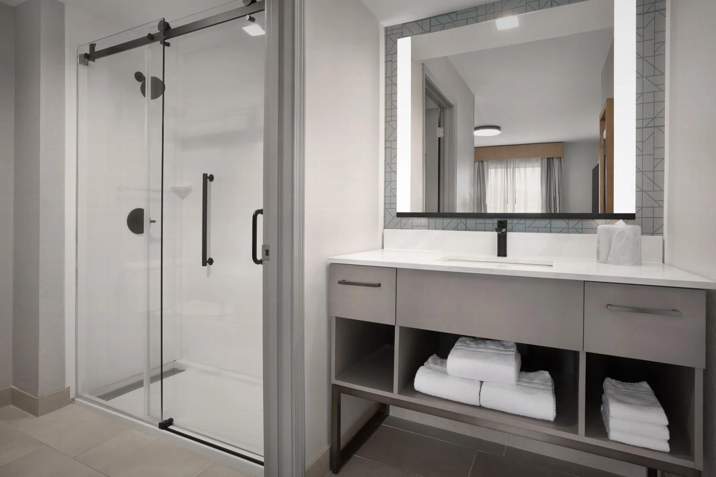 Shower in Homewood Suites by Hilton Colorado Springs-North