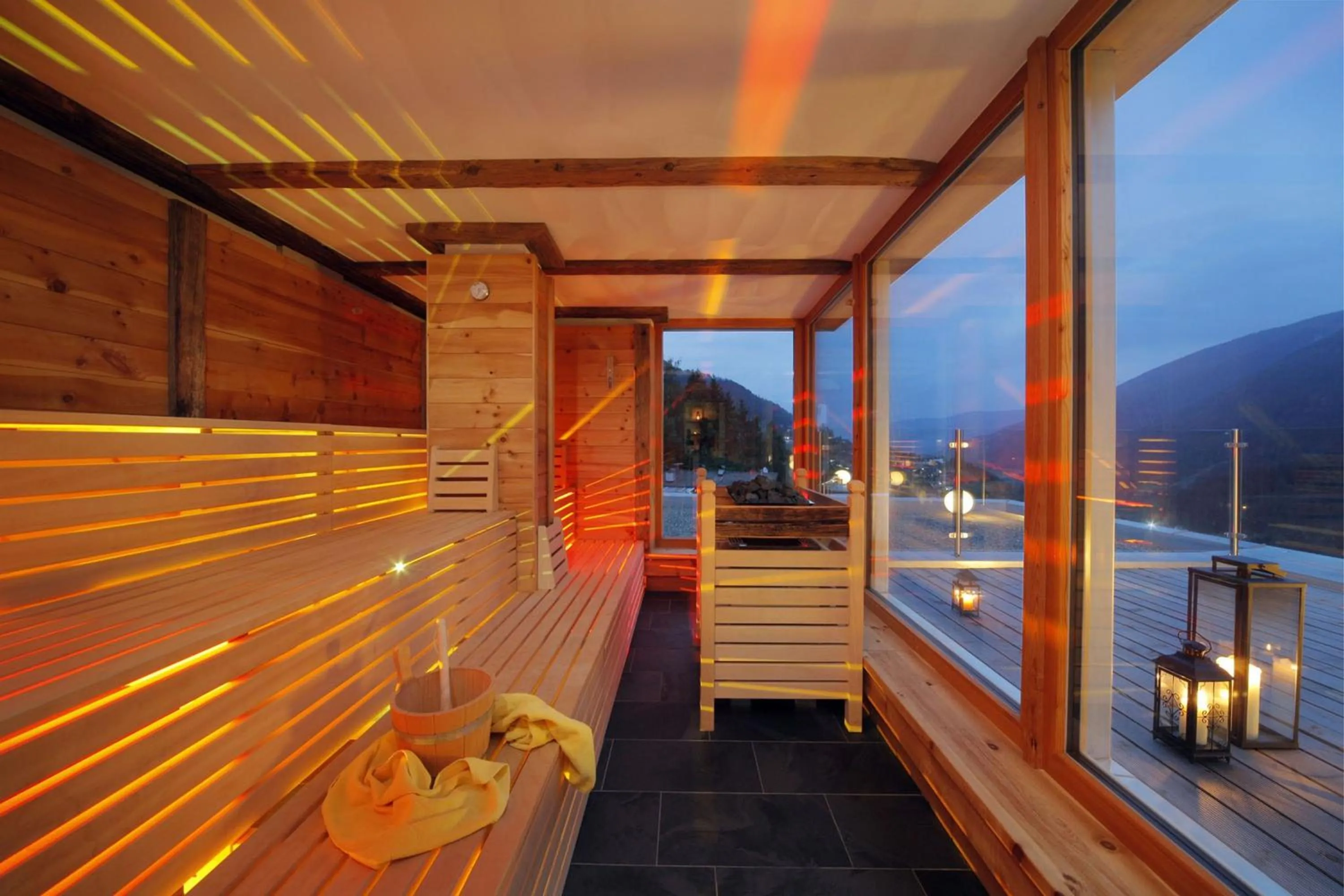 Spa and wellness centre/facilities in Vitalhotel Rainer
