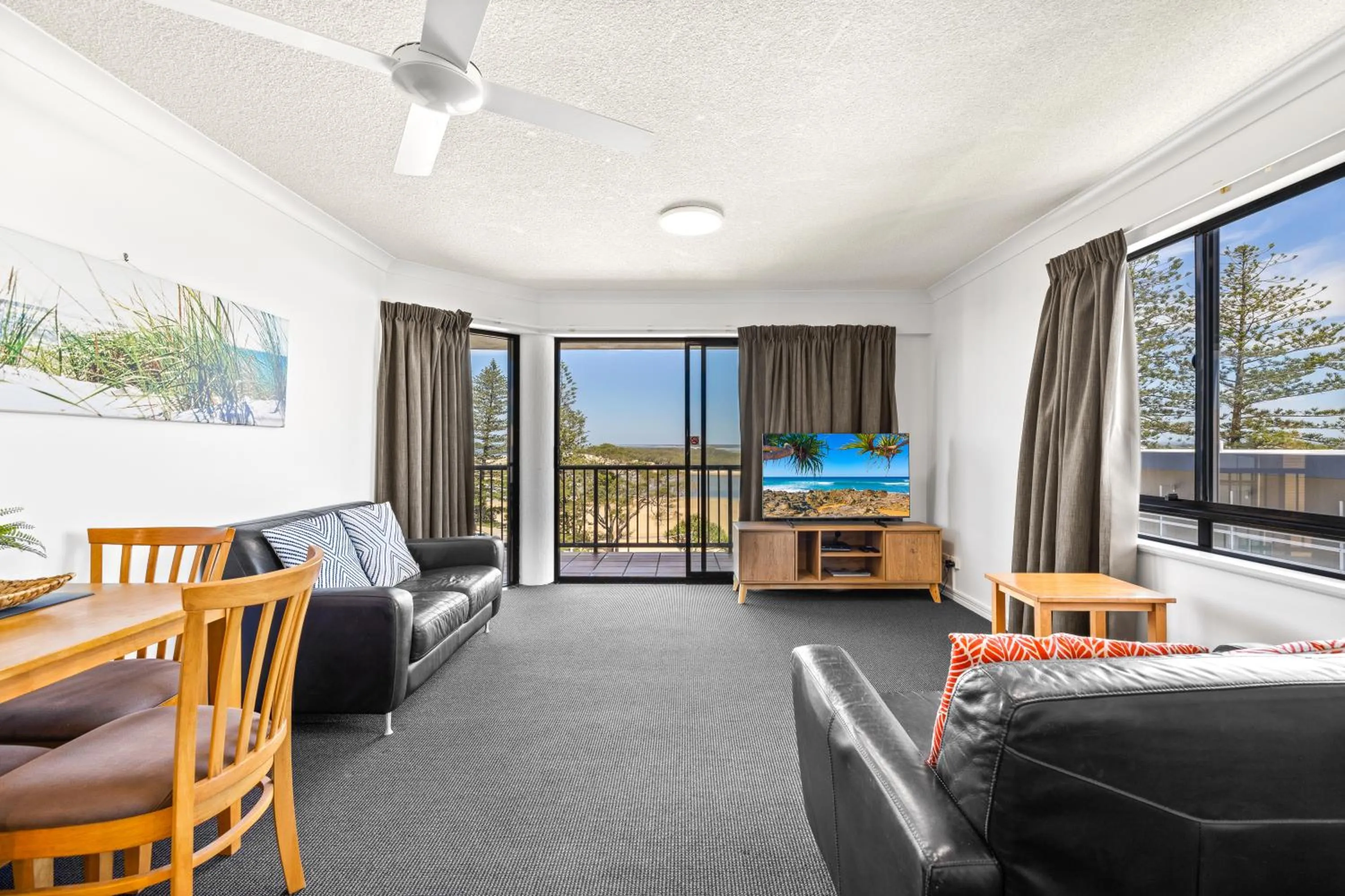 Living room in Belaire Place Motel Apartments