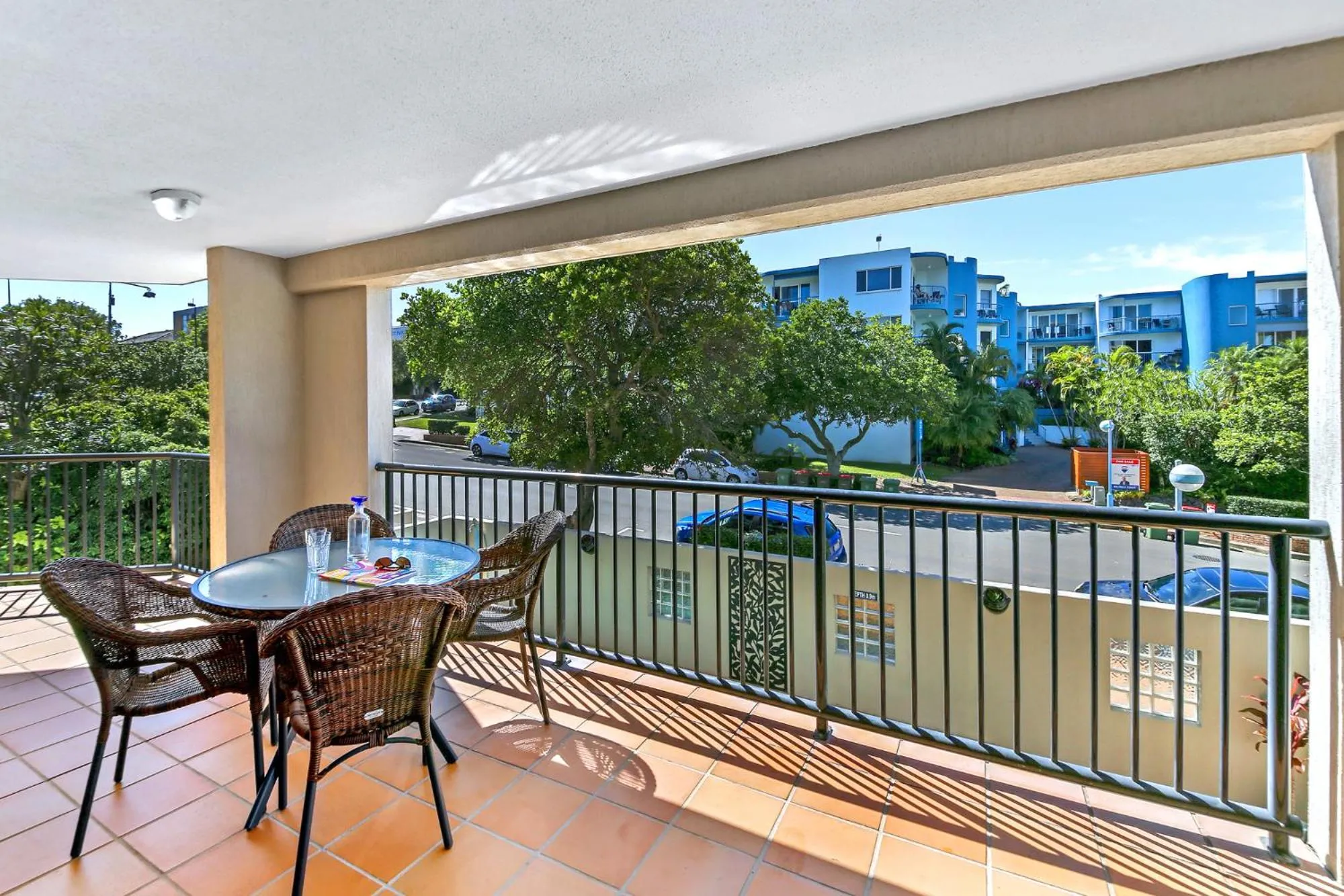 Balcony/Terrace in Belaire Place Motel Apartments