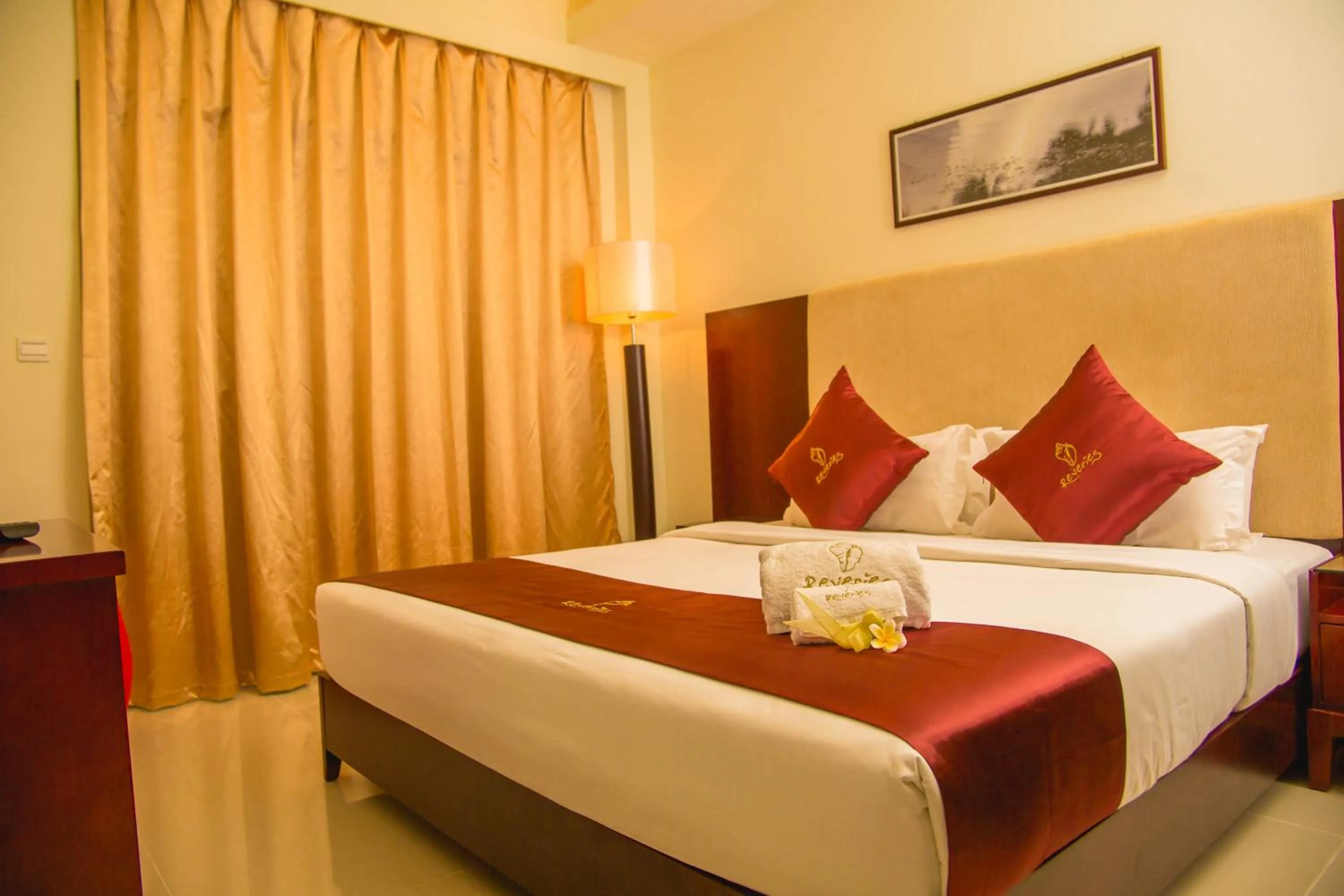 Bed in Reveries Maldives