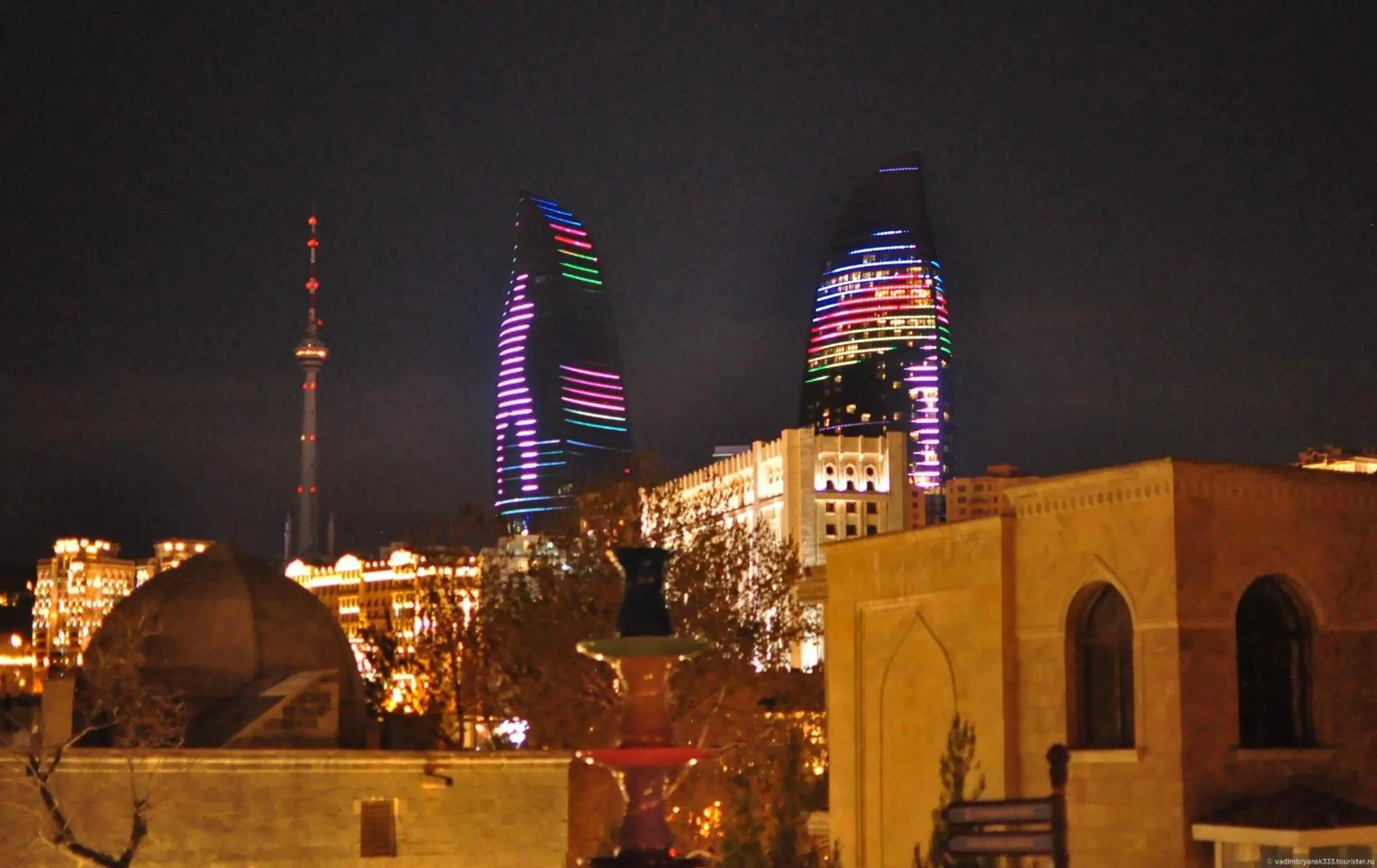 City view in Sunday Hotel Baku