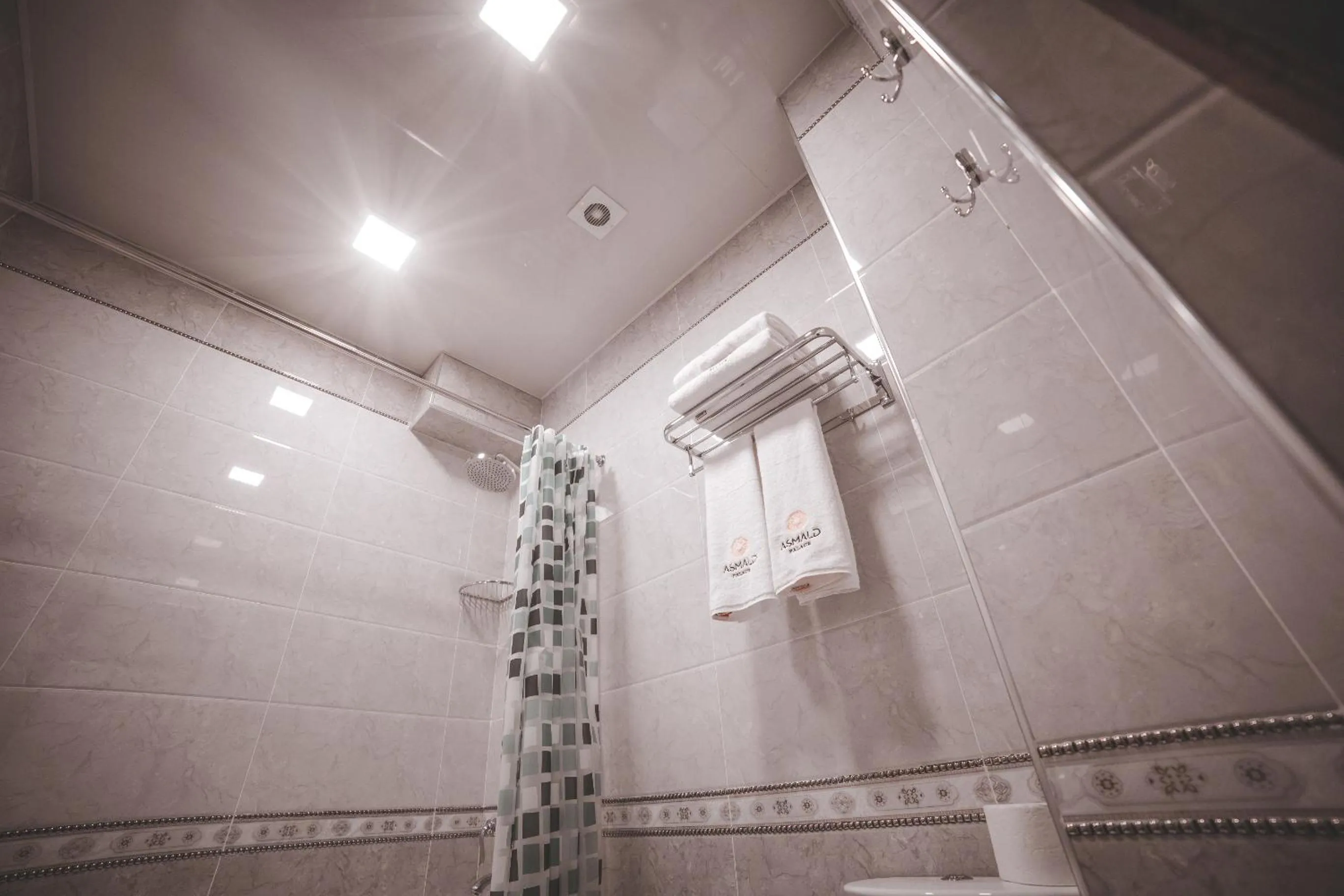 Shower in Asmald Palace Hotel