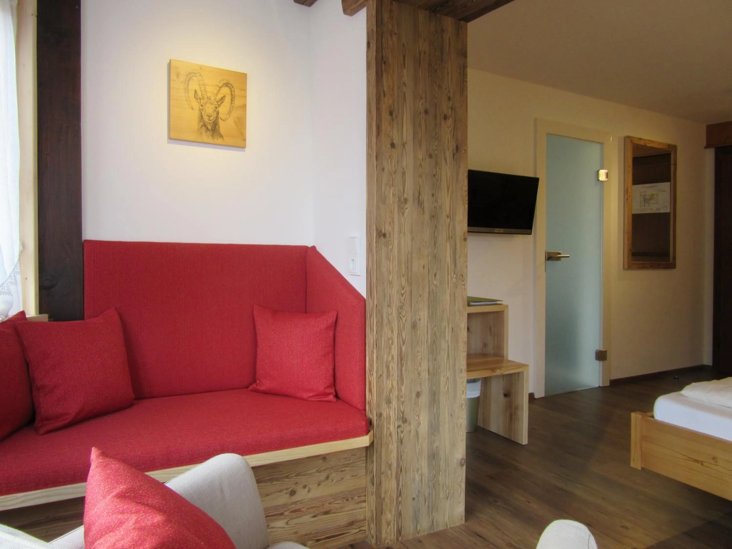 Photo of the whole room, Bed in Hotel Alpensonne