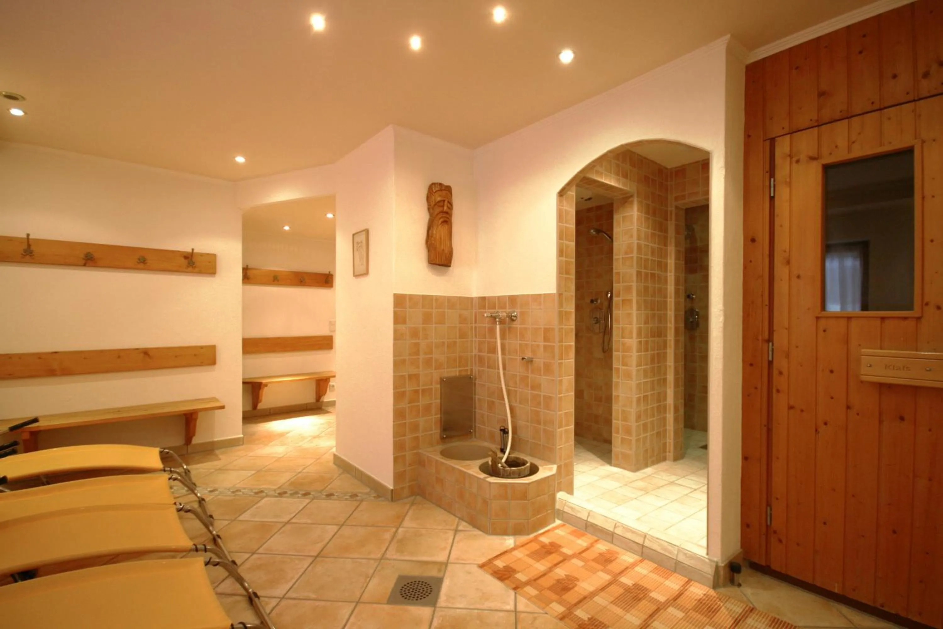 Spa and wellness centre/facilities in Hotel Alpensonne