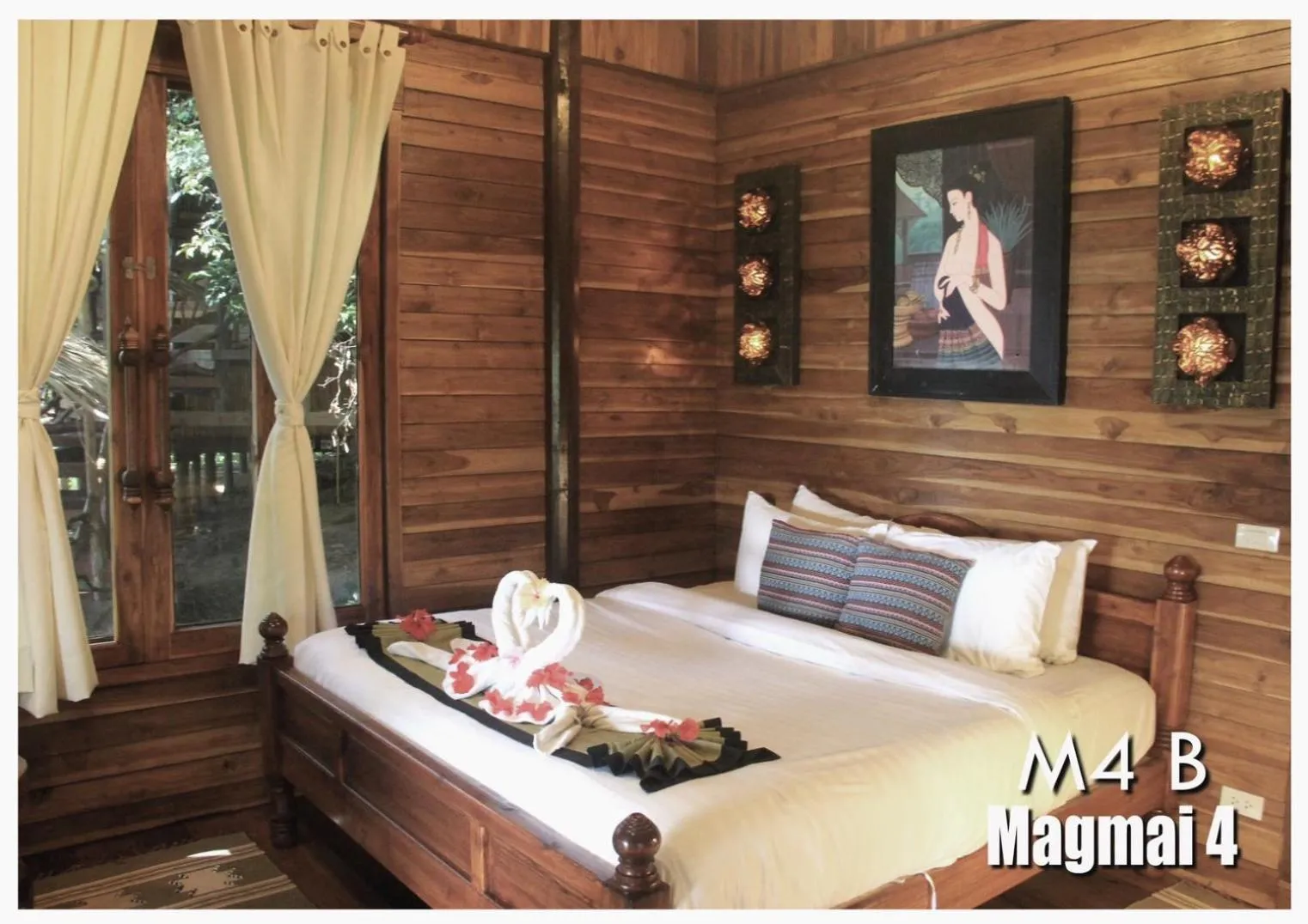 Bed in Viking Nature Resort