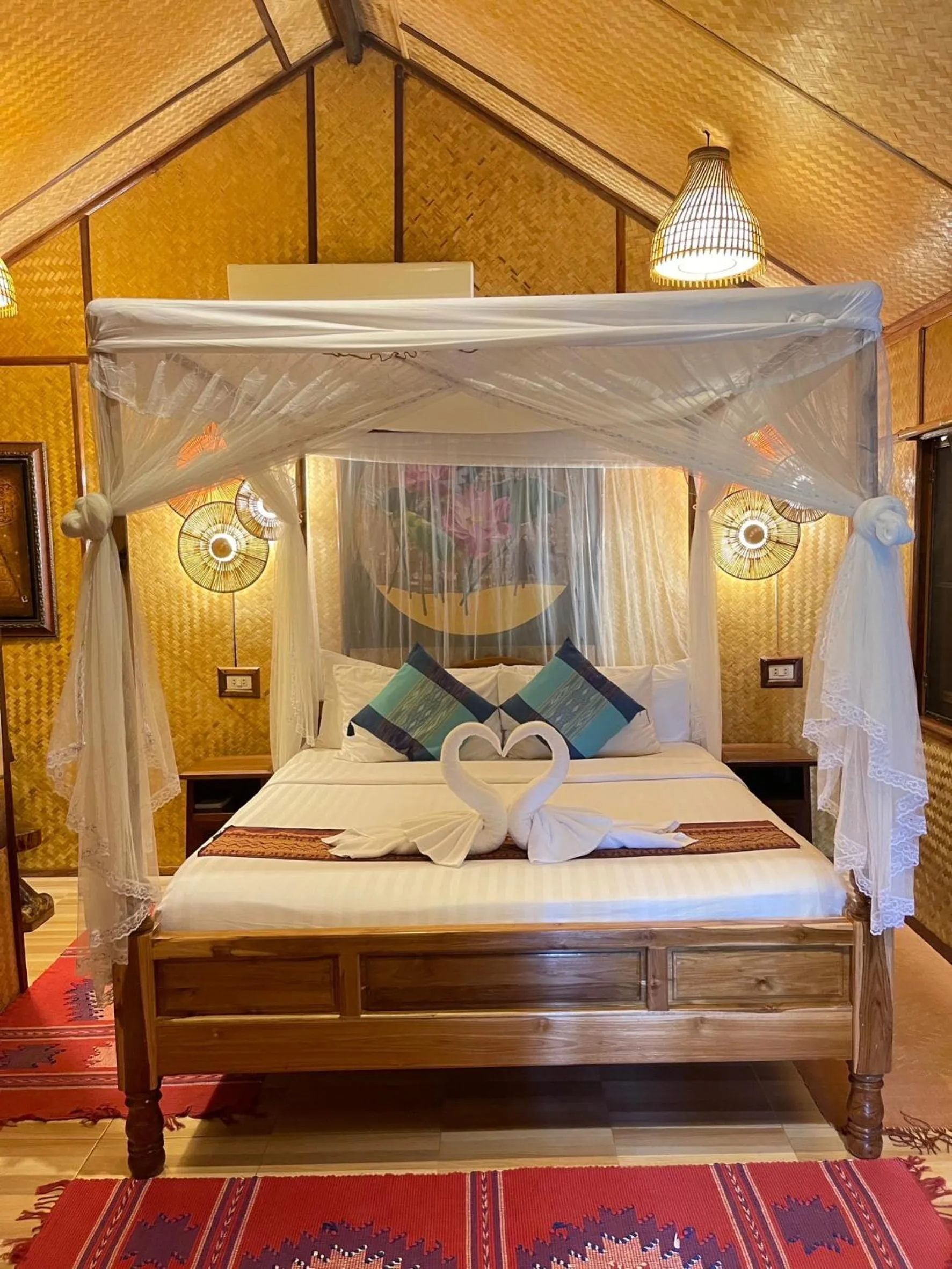 Bed in Viking Nature Resort