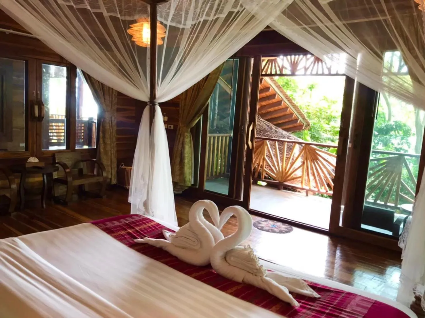 Bed in Viking Nature Resort