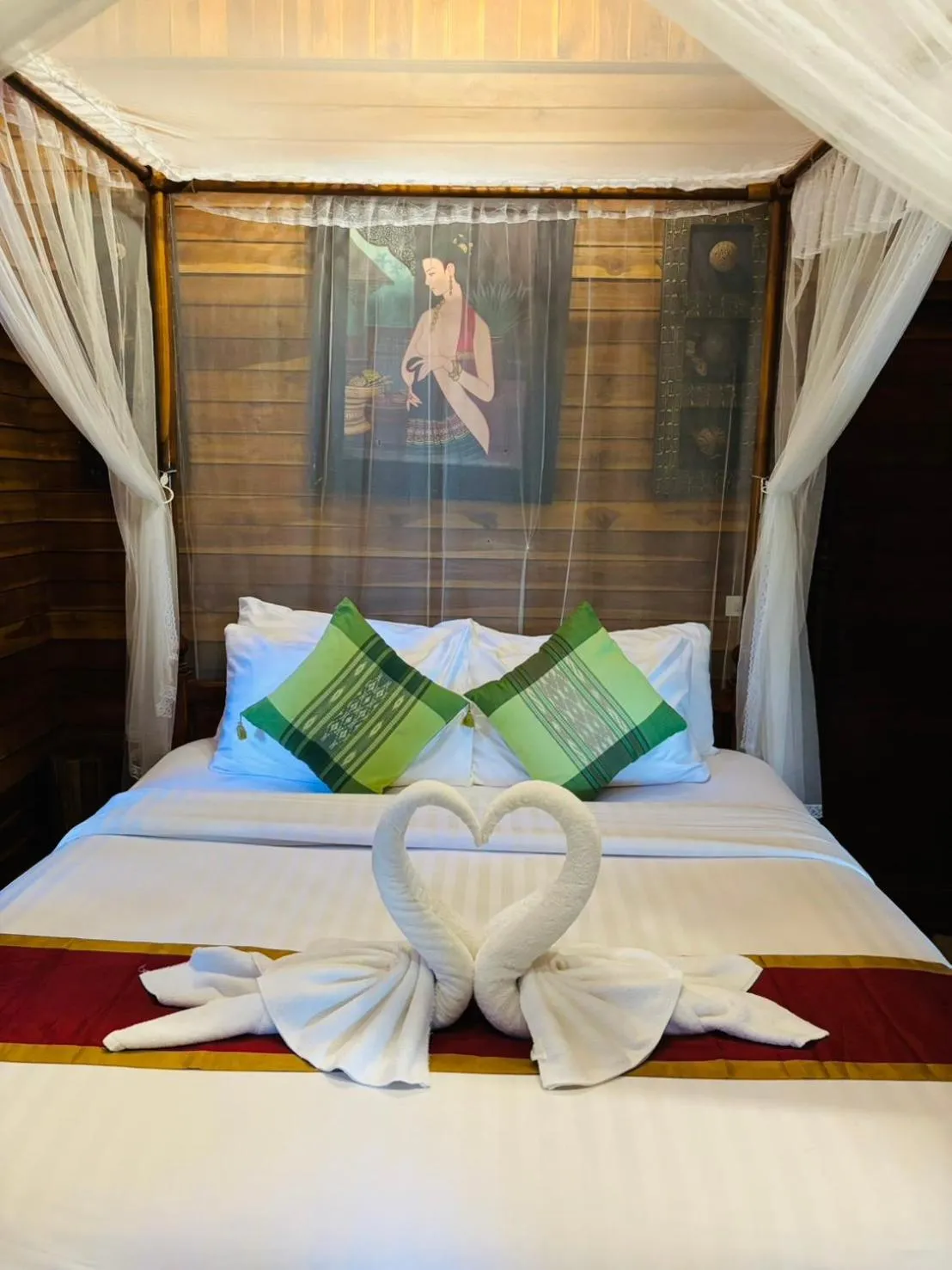 Bed in Viking Nature Resort