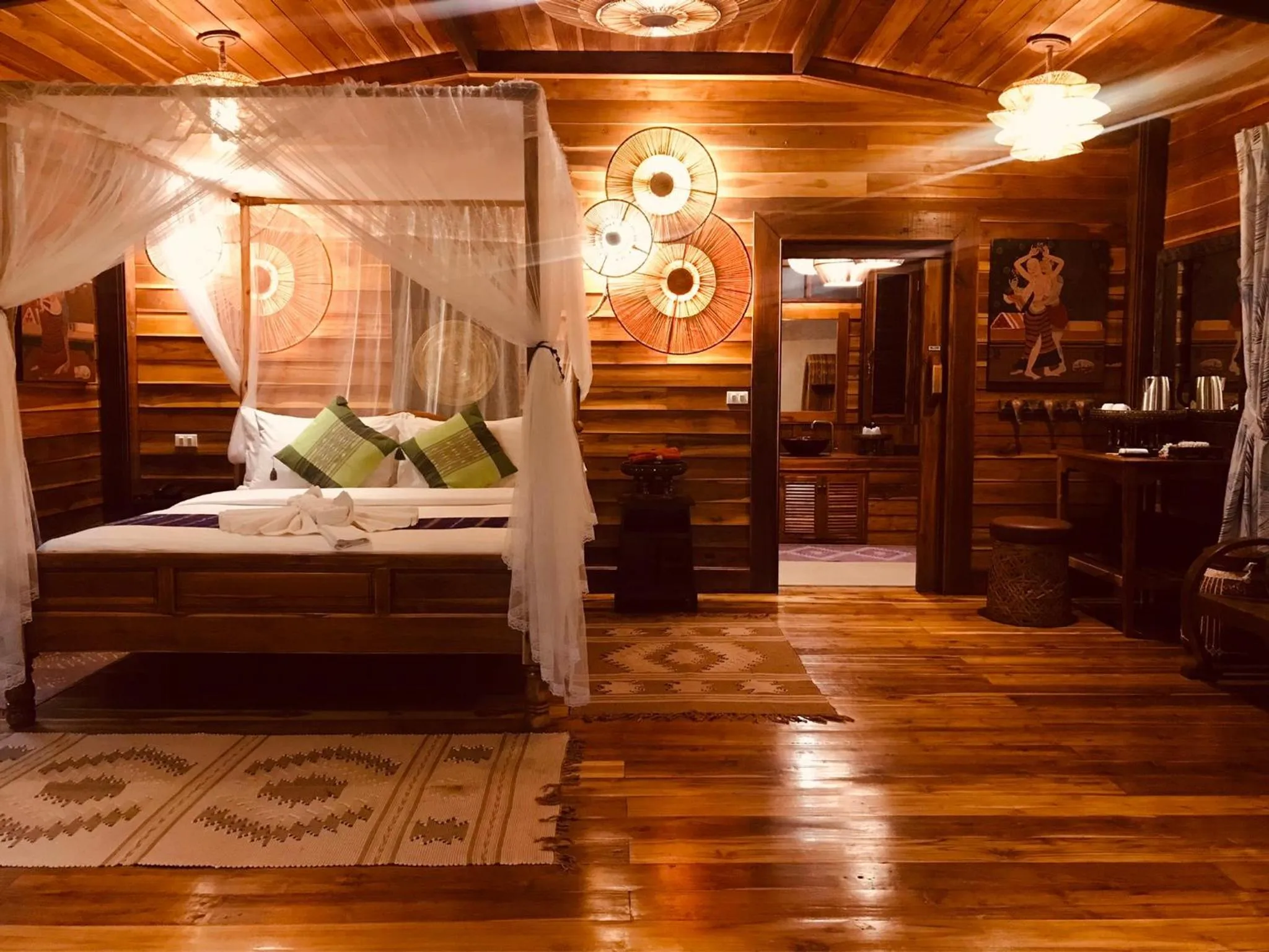 Bed in Viking Nature Resort