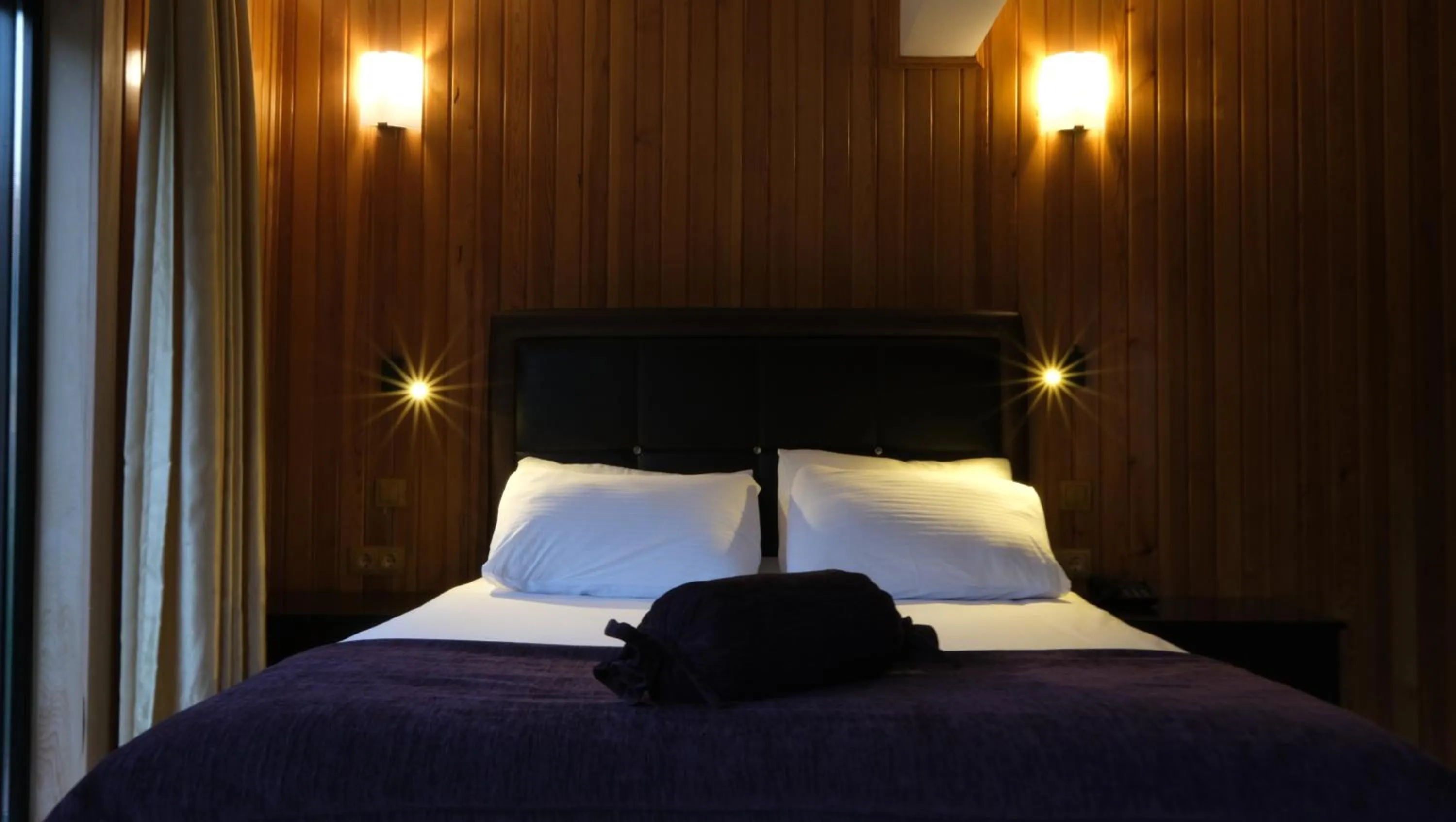 Bed in Ayder Villa de Pelit Hotel