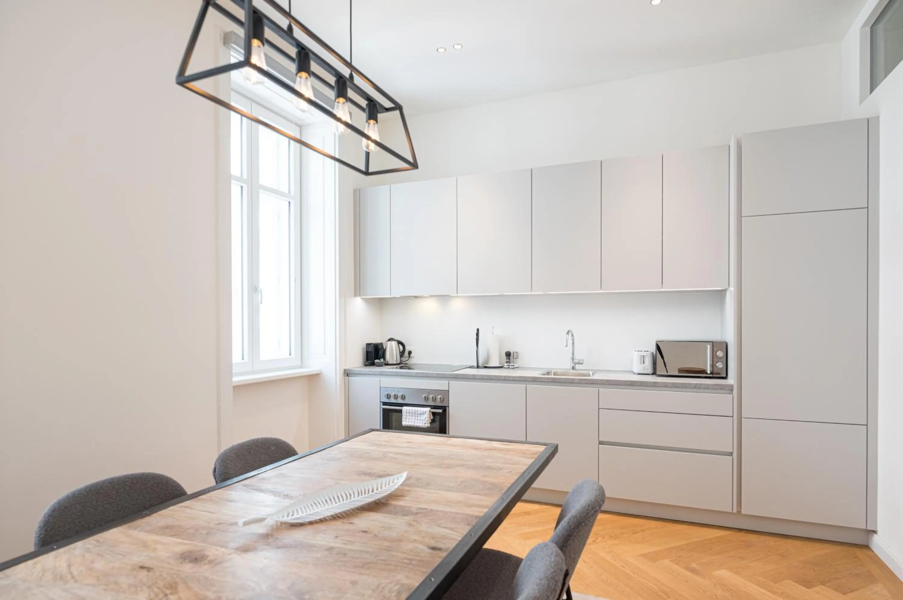 Kitchen or kitchenette in Mint@Naschmarkt Premium Apartments