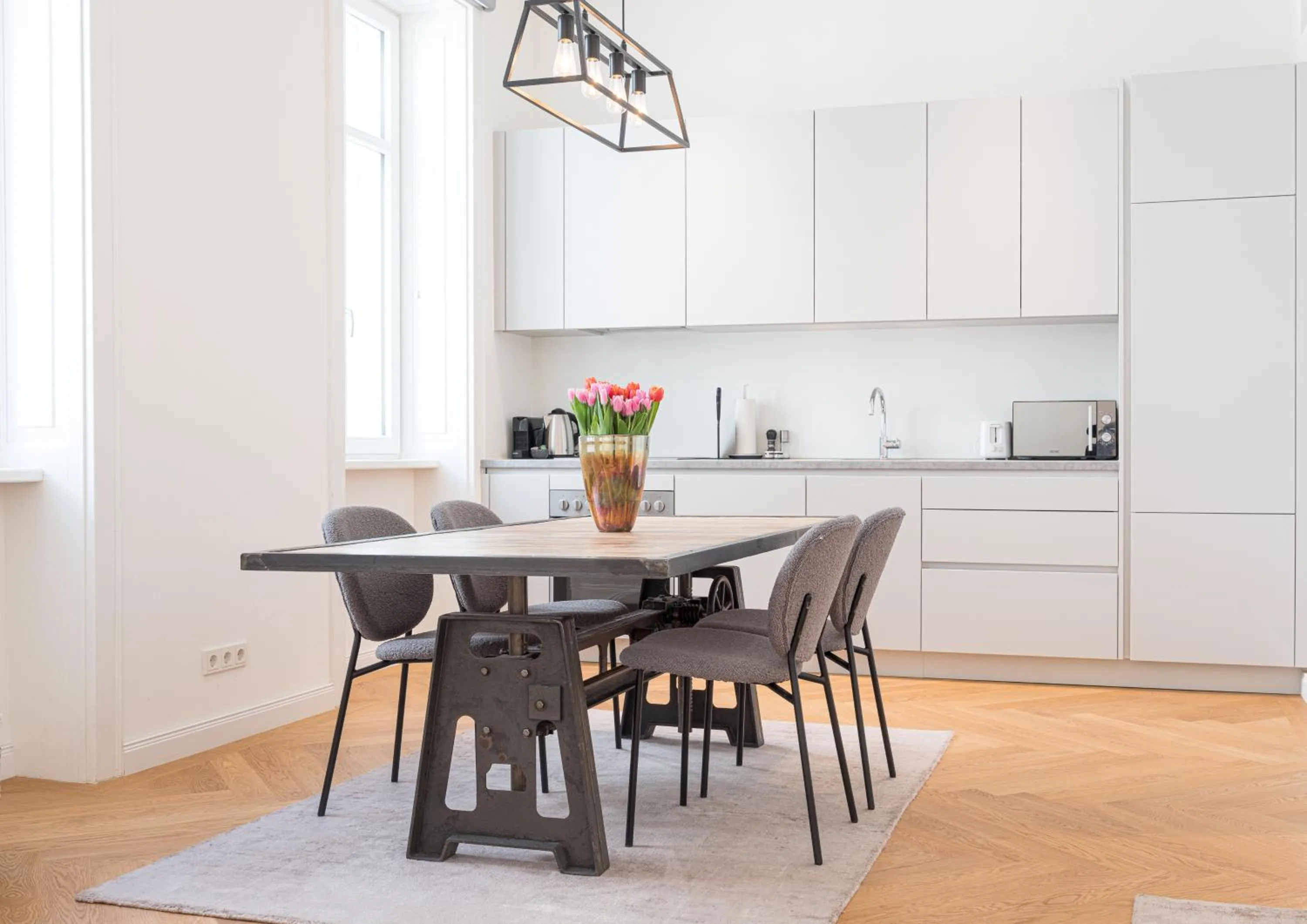 Kitchen or kitchenette in Mint@Naschmarkt Premium Apartments